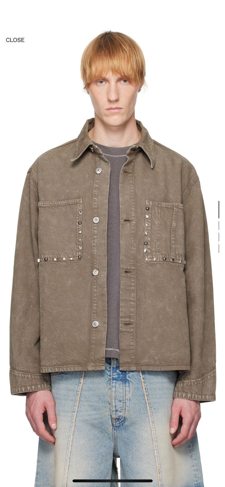 Hope HOPE studded hardware denim jacket Size US M / EU 48-50 / 2 - 4 Thumbnail