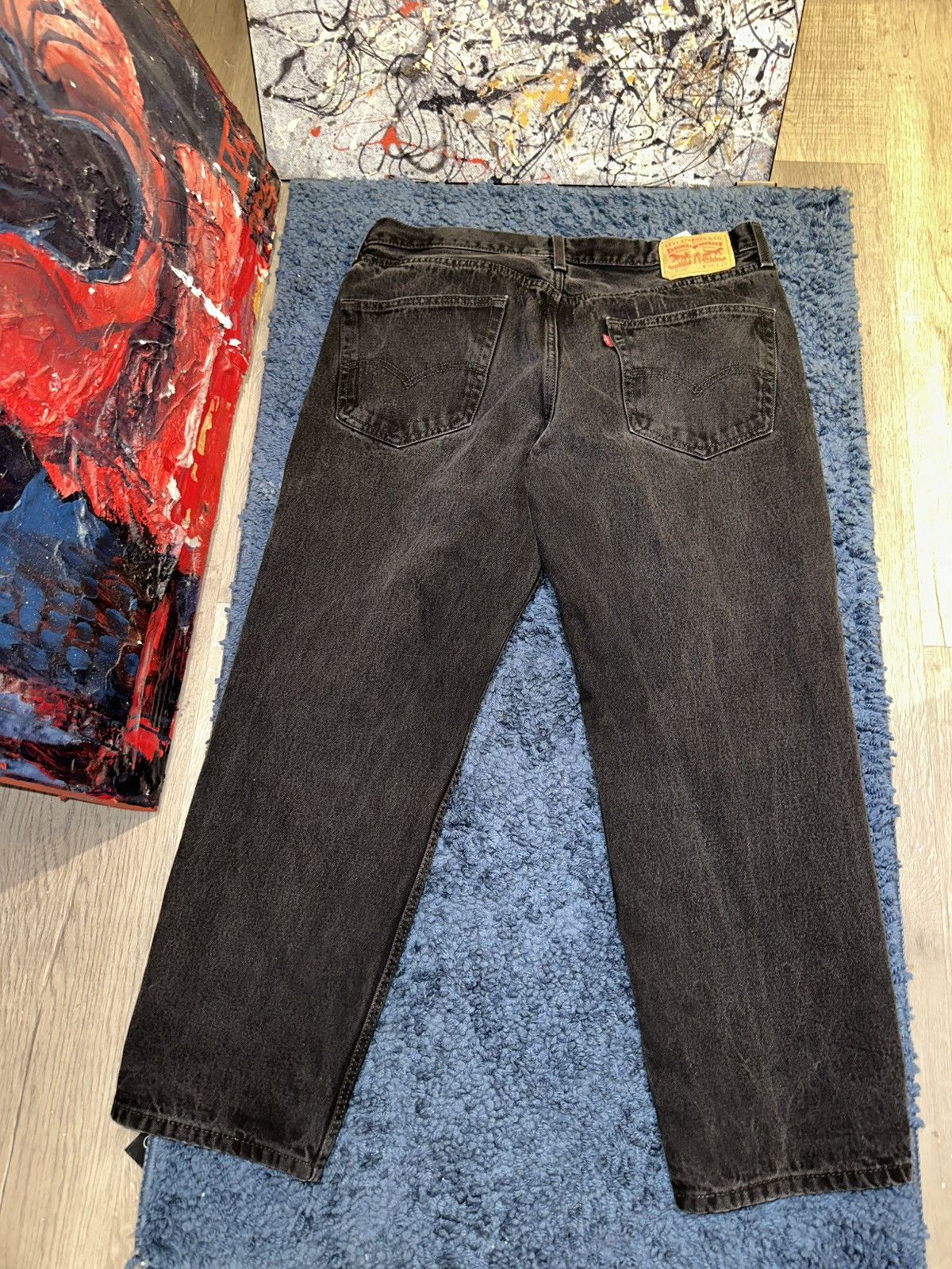 Levi's × Vintage Vintage Levis 550 Black Size US 36 / EU 52 - 2 Thumbnail