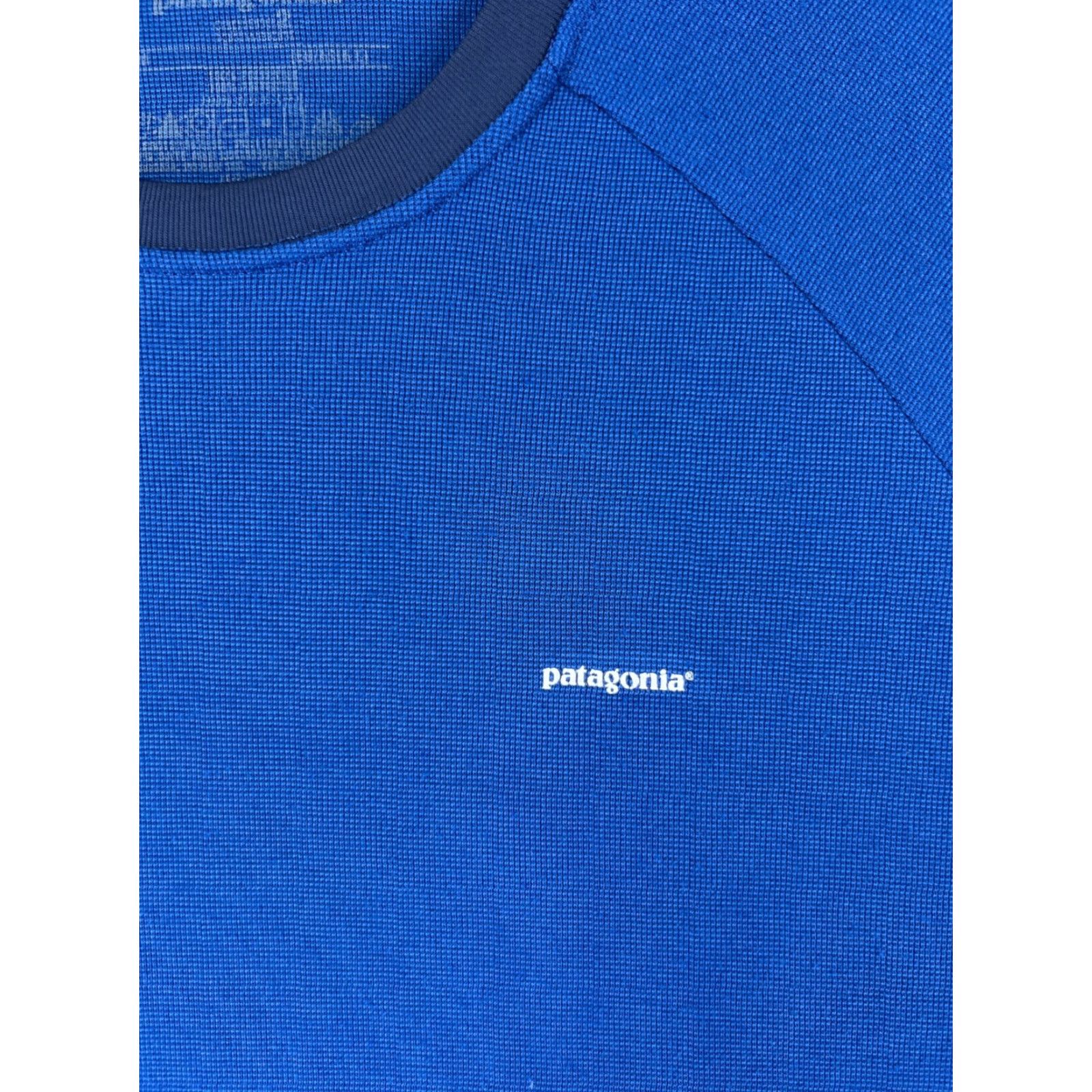 Patagonia Patagonia Shirt Men Medium Blue Long Sleeve Crew Neck Polyester Waffle Knit Logo All Seasons USA Men’s M Size US M / EU 48-50 / 2 - 6 Thumbnail