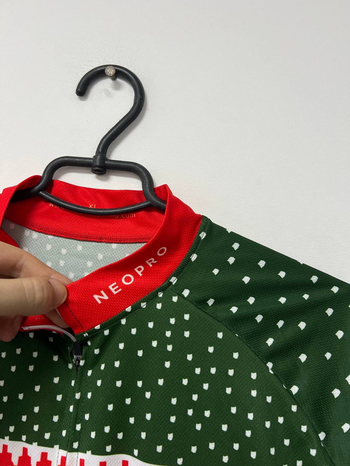 Other Vintage Christmas Holiday Cycling Jersey Racing Bicycle XL Size US XL / EU 56 / 4 - 10 Thumbnail