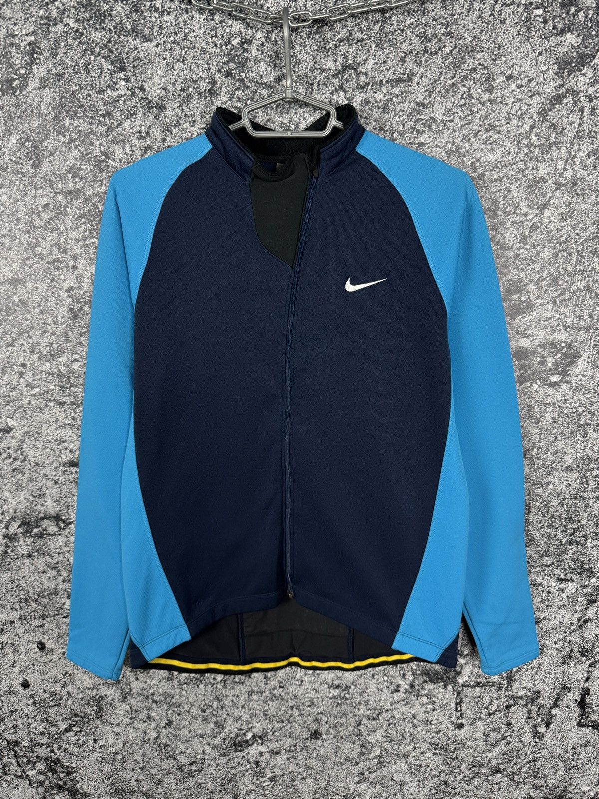 Nike Men’s Nike Fit Therma Cycling Full Zip Jacket Vintage Size L Size US L / EU 52-54 / 3 - 1 Thumbnail