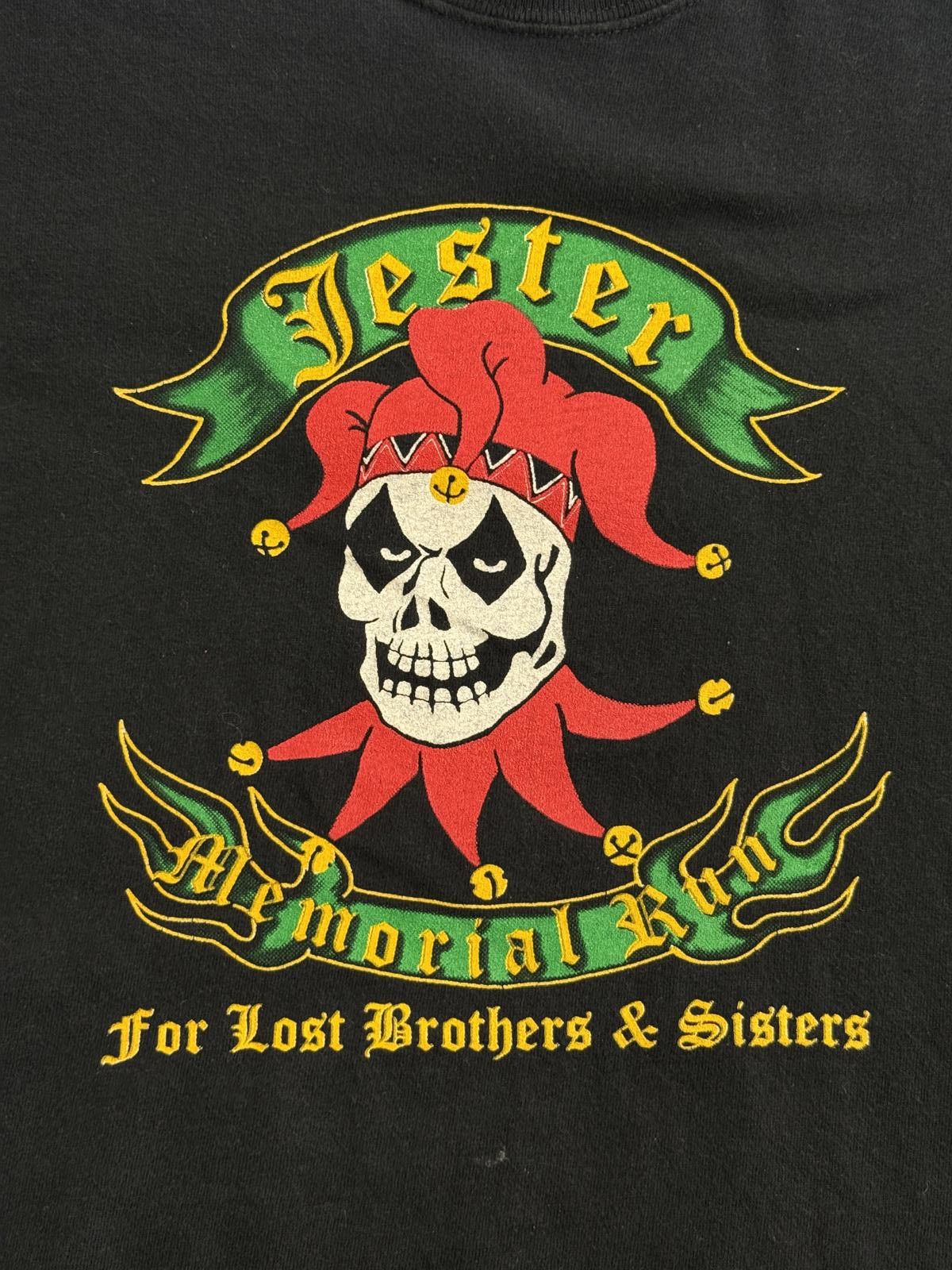 Hanes Vintage Jester Memorial Run Shirt Lost Brothers & Sisters XL Size US XL / EU 56 / 4 - 5 Thumbnail
