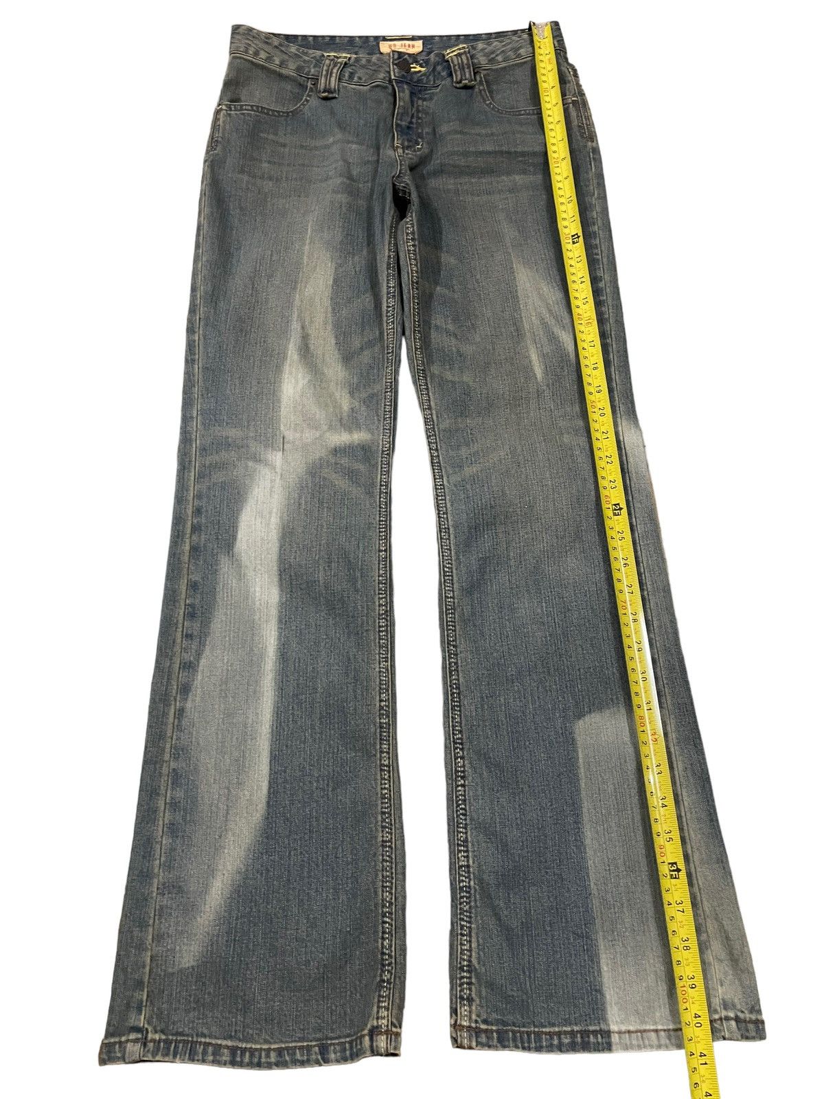 Hysteric Glamour Vintage Japanese Brand Faded Wash Style Bootcut Jeans Size US 30 / EU 46 - 12 Thumbnail