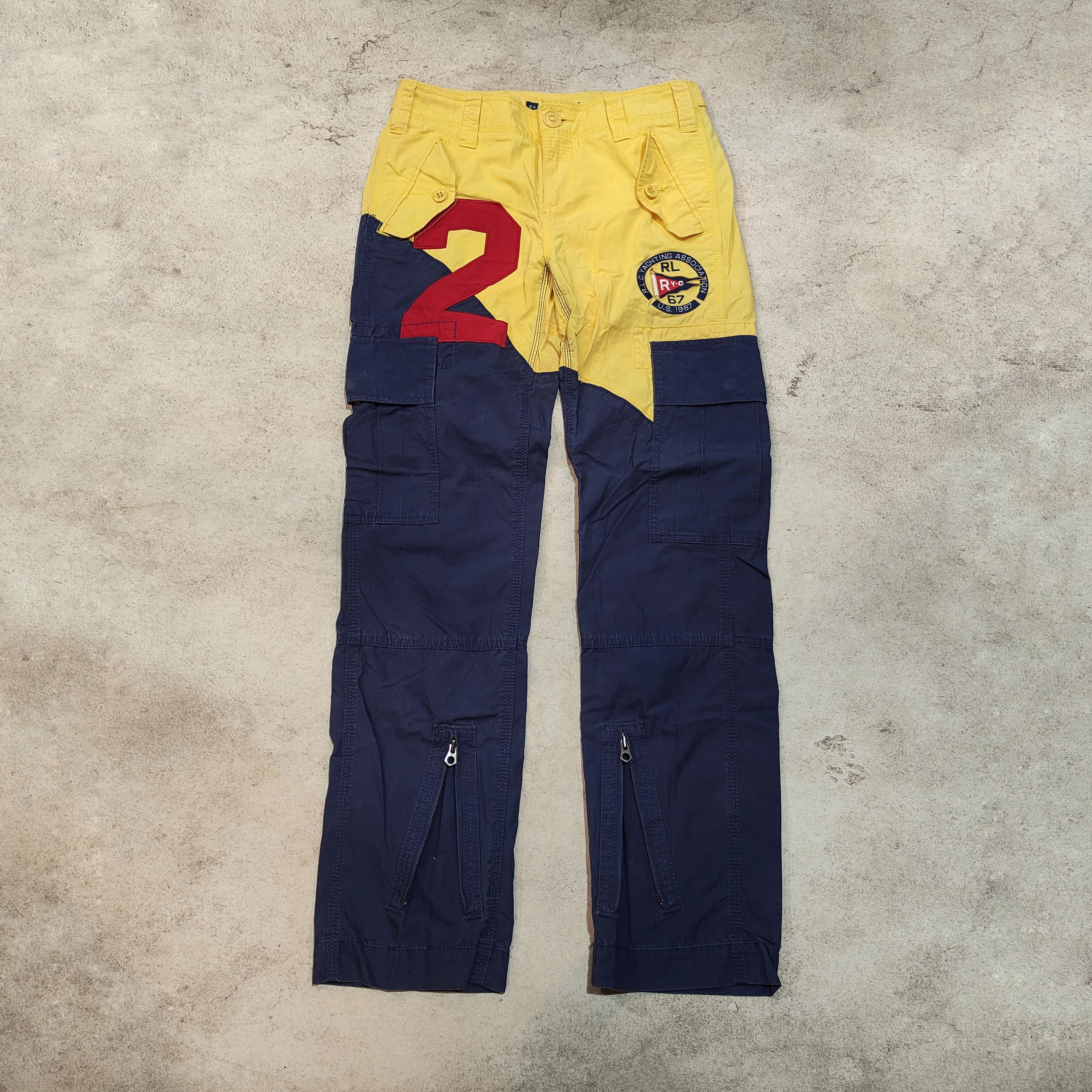 Polo Ralph Lauren Ralph Lauren Trouser Cargo Pants 67 - Rare!!! Size US 30 / EU 46 - 1 Thumbnail