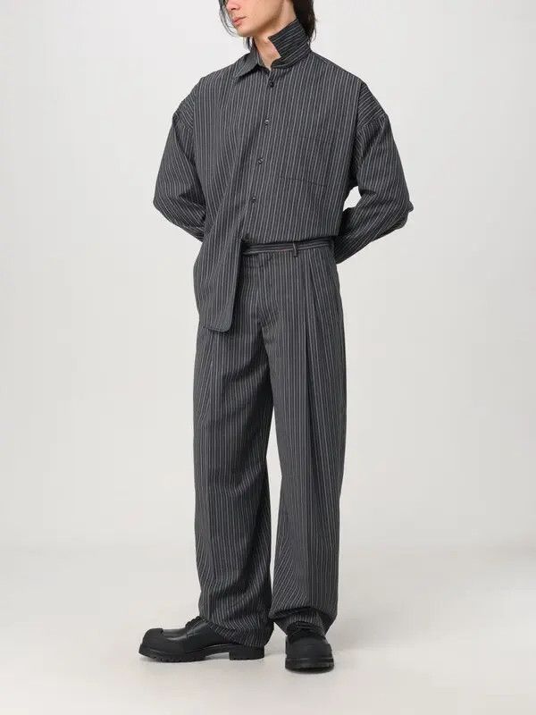 Marni o1w1db11125 Shirt in Black/Grey Size US M / EU 48-50 / 2 - 2 Thumbnail