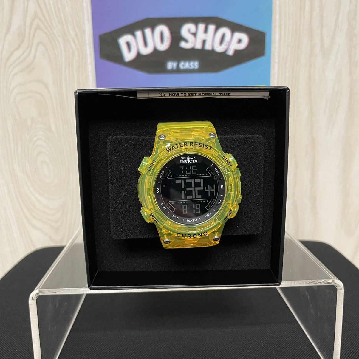 Invicta Invicta Racing Burnout Chrono Digital Yellow Men’s Watch Size ONE SIZE - 2 Thumbnail
