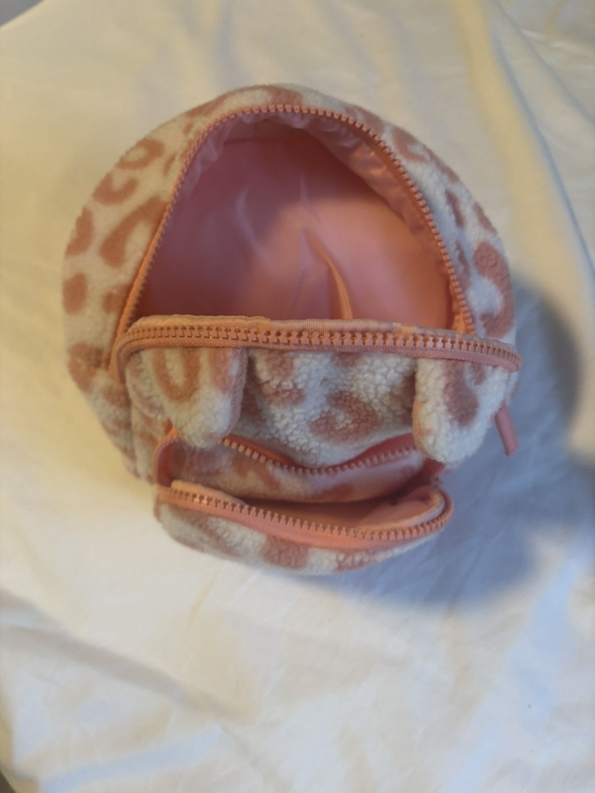 Other Animal Print Backpack with Ears Fleece AdjustableStrap Small Size ONE SIZE - 13 Thumbnail