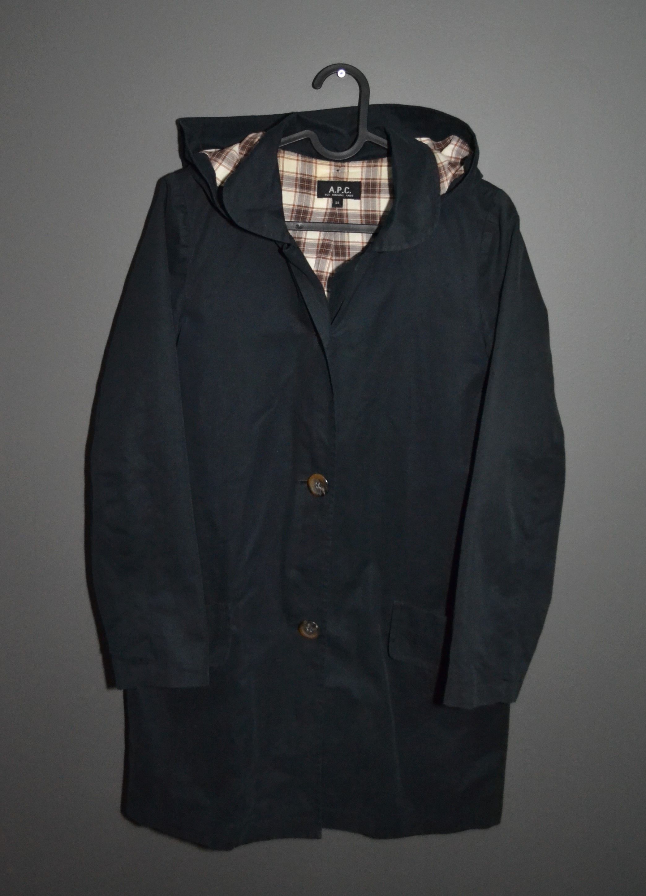 A.P.C. A.P.C. 34 size Women's Hooded Cotton Coat Size XS / US 0-2 / IT 36-38 - 2 Thumbnail