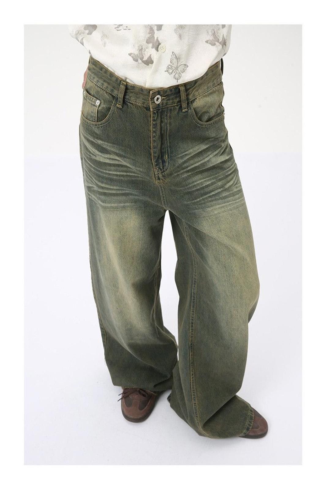 Jean Baggy Wide Leg Denim Jeans Size US 30 / EU 46 - 5 Thumbnail