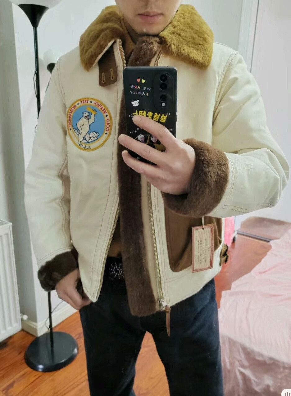 Freewheelers Freewheelers S-3 White Bear Jacket Size US M / EU 48-50 / 2 - 1 Thumbnail