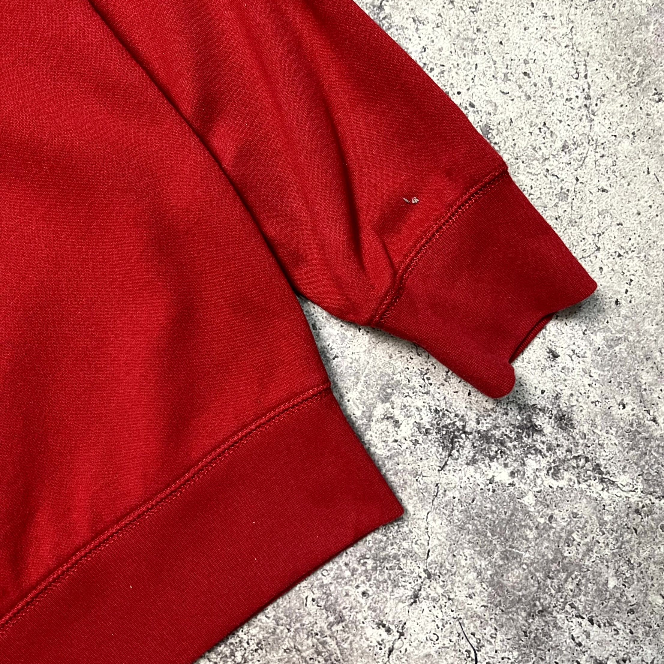 Nautica Nautica Red 1/4 Zip Fleece Pullover Embroidered Logo Size M Size US M / EU 48-50 / 2 - 8 Thumbnail