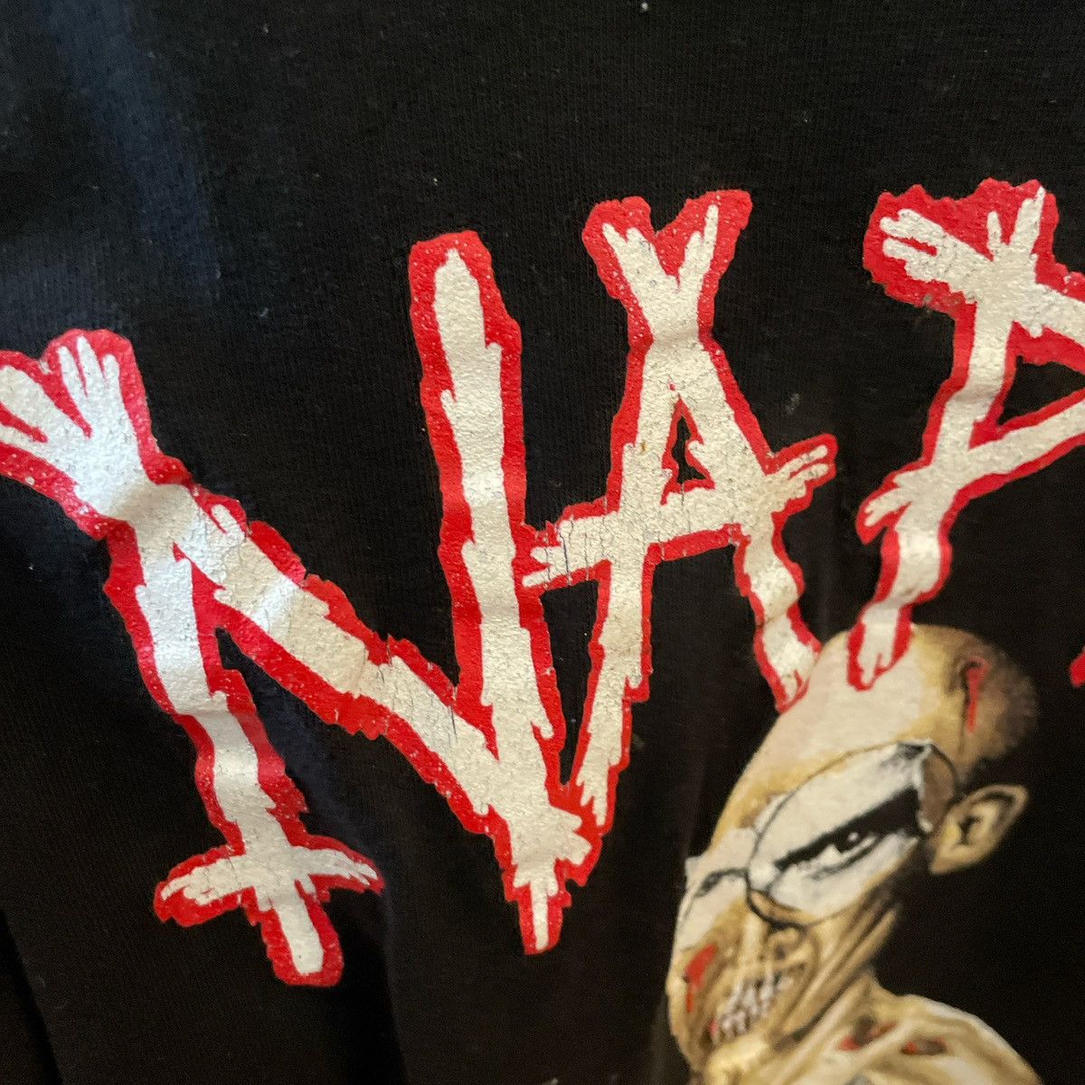 Vintage Rare 1991 Napalm Death Utopia Banished L/S Size US XL / EU 56 / 4 - 8 Thumbnail