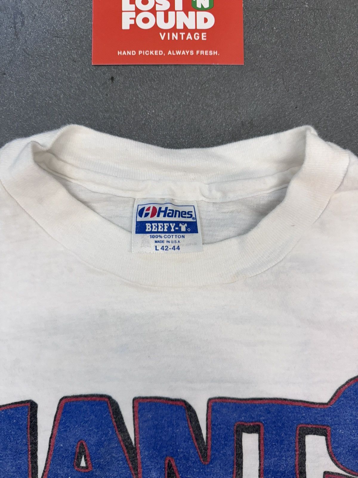 NFL × Vintage ‘90s Vintage NFL New York Giants Touchdown Club Tee Size US L / EU 52-54 / 3 - 3 Thumbnail