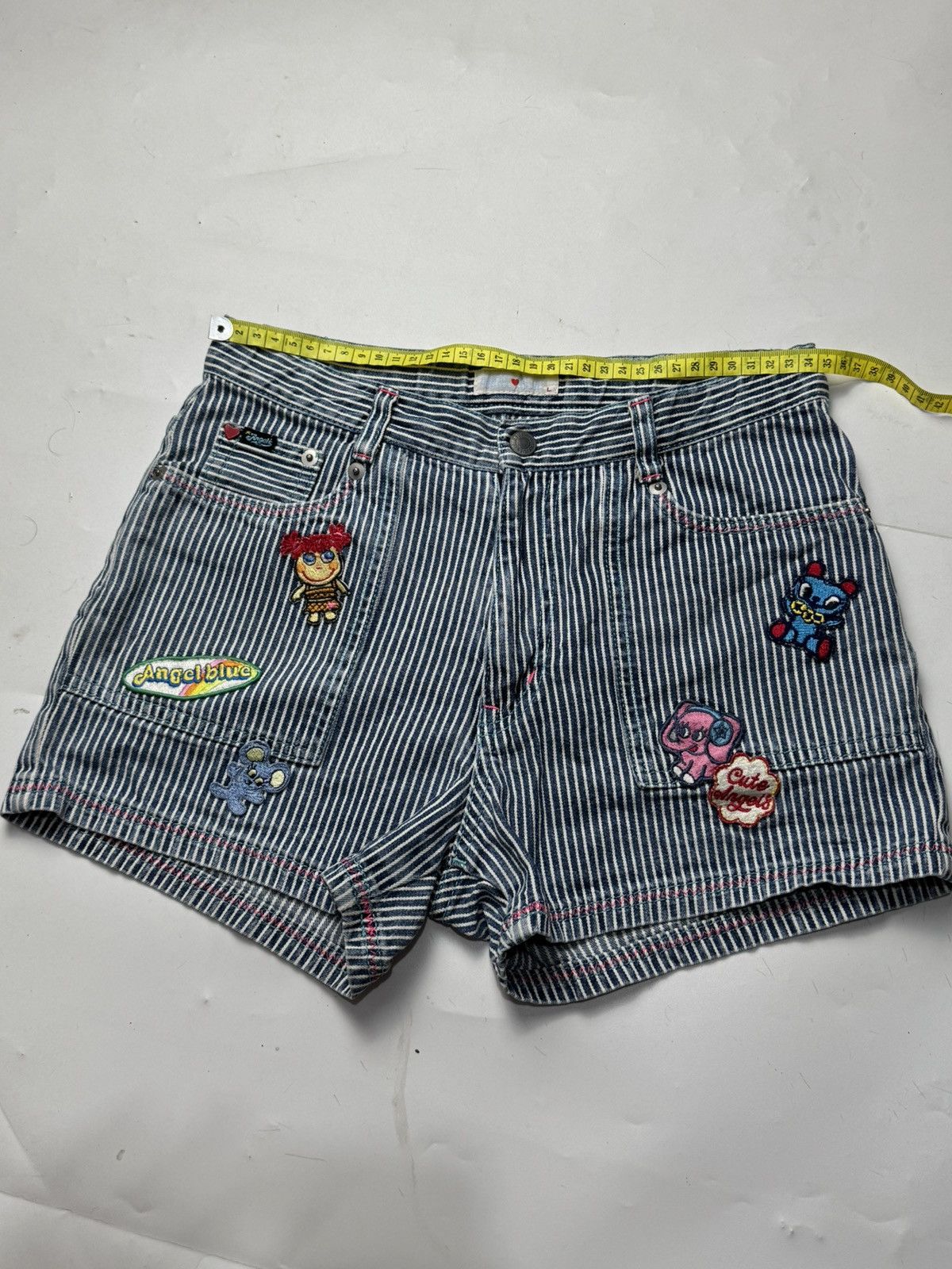 Angel Blue × Hysteric Glamour × Japanese Brand Angle Blue Y2K Hickory Pants Size 28" / US 6 / IT 42 - 5 Thumbnail