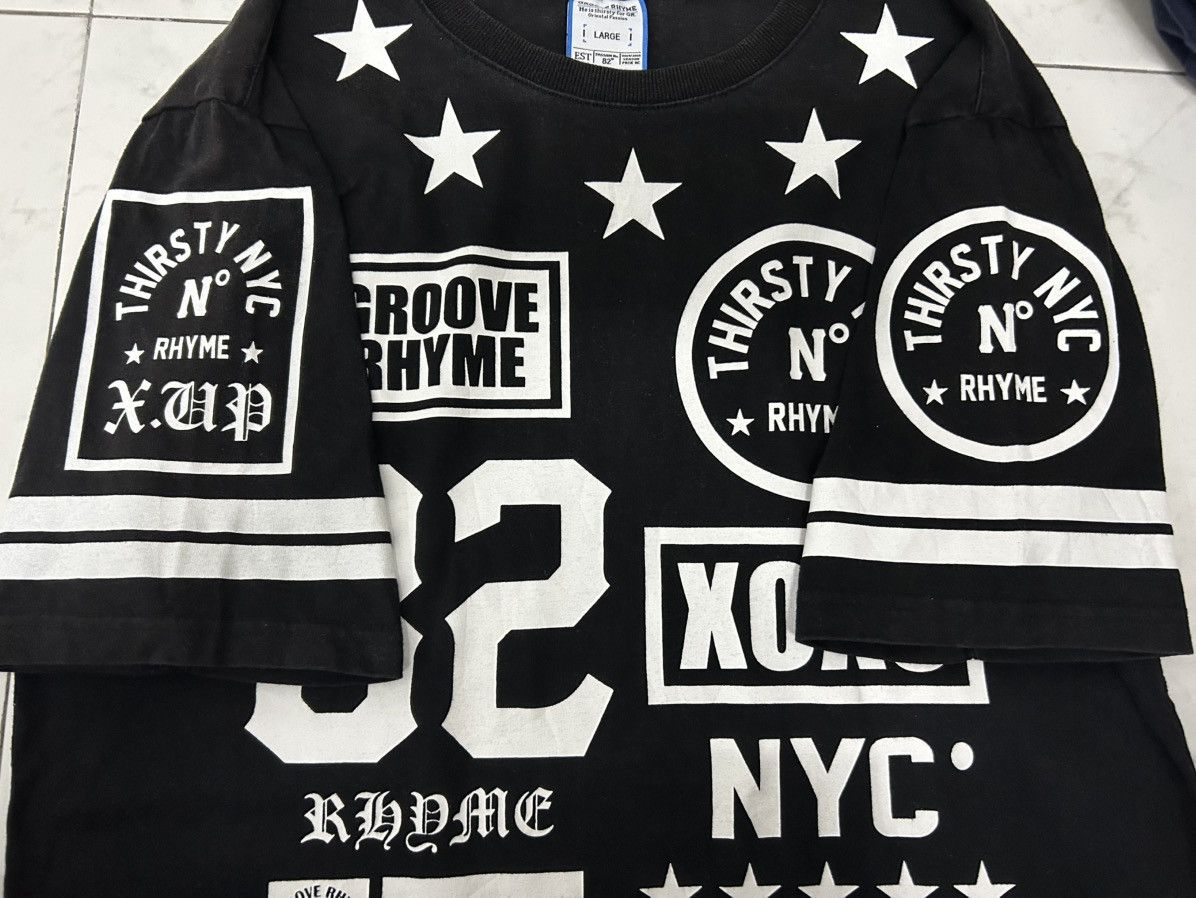 Japanese Brand GROOVE RHYME REFRAME CHROME HEARTS DESIGN TEE Size US M / EU 48-50 / 2 - 3 Thumbnail