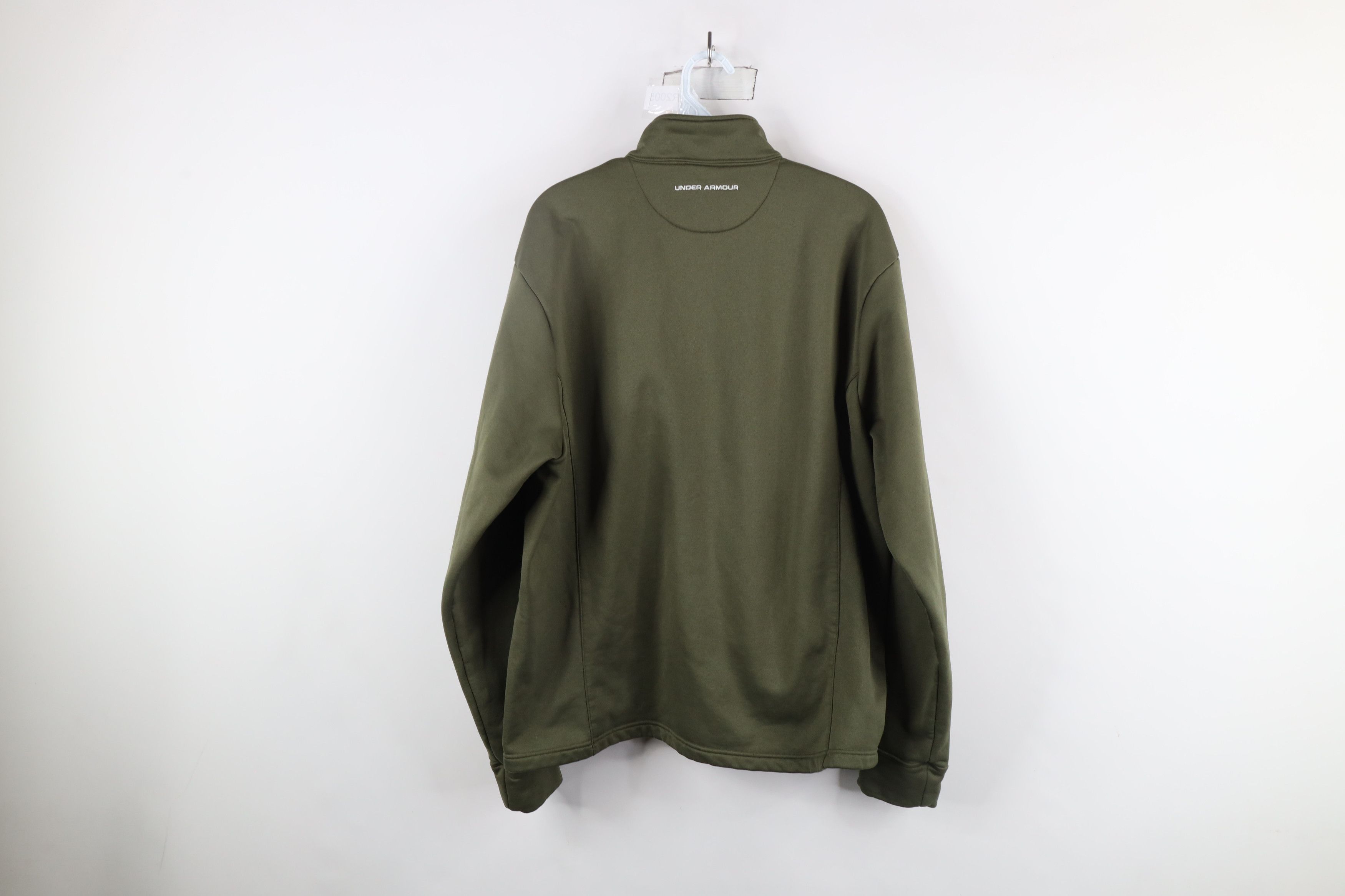 Under Armour × Vintage Vintage Under Armour Half Zip Pullover Sweatshirt Green Size US M / EU 48-50 / 2 - 10 Thumbnail