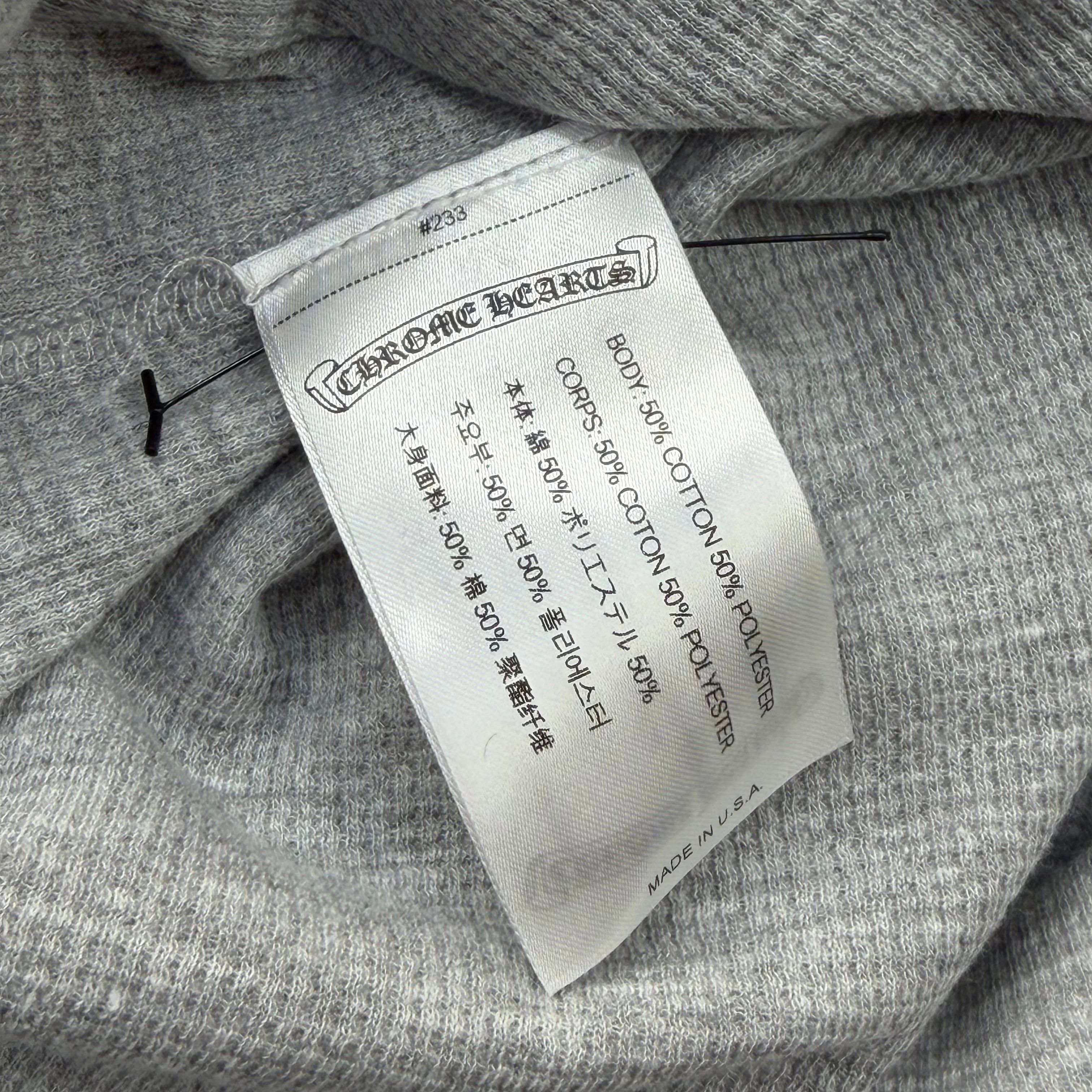 Chrome Hearts Chrome Hearts Scroll Logo Grey Thermal L/S Tee XL Size US XL / EU 56 / 4 - 7 Thumbnail