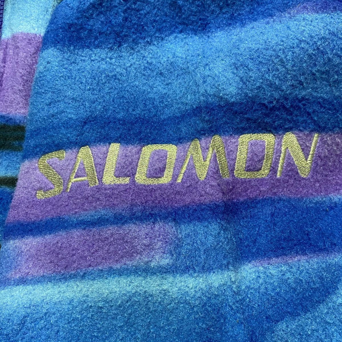 Salomon × Vintage Vintage Salomon Mountains Fleece Jacket Size US L / EU 52-54 / 3 - 11 Thumbnail
