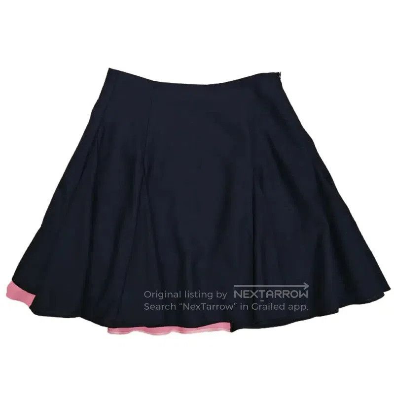 Dior Dior Black Wool Flared Skirt for Women . Size 23" - 2 Thumbnail
