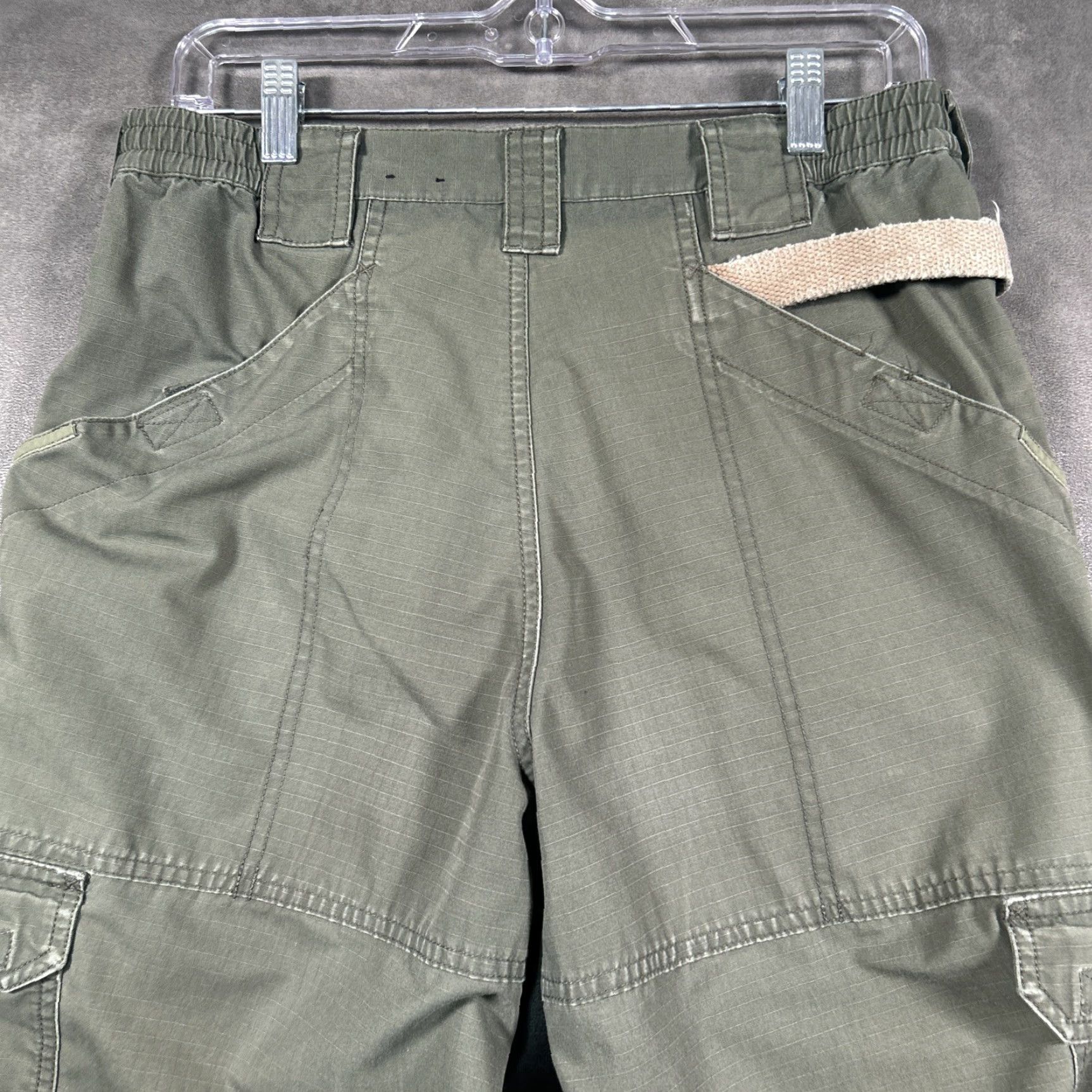 Vintage 5.11 Tactical Pants Taclite Pro Ripstop Performance Cargo Green 30x34 Regular Mens Shorts? Size US 30 / EU 46 - 7 Thumbnail
