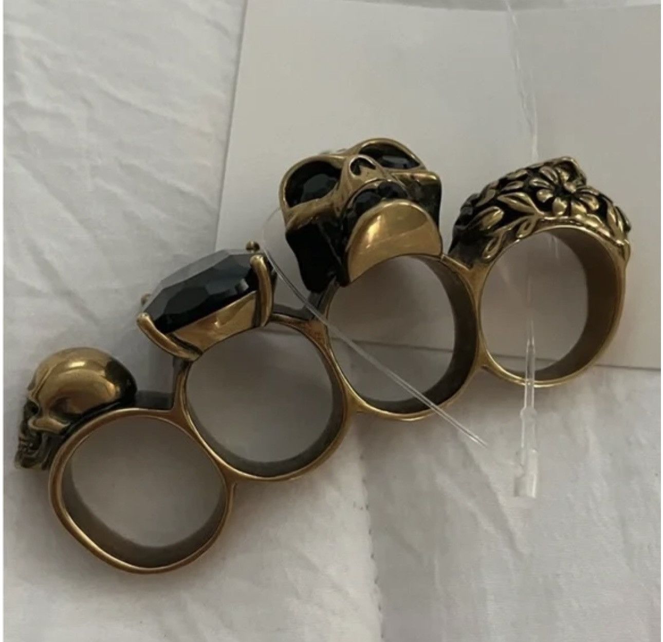 Alexander McQueen Alexander McQueen knuckle ring Size ONE SIZE - 11 Thumbnail