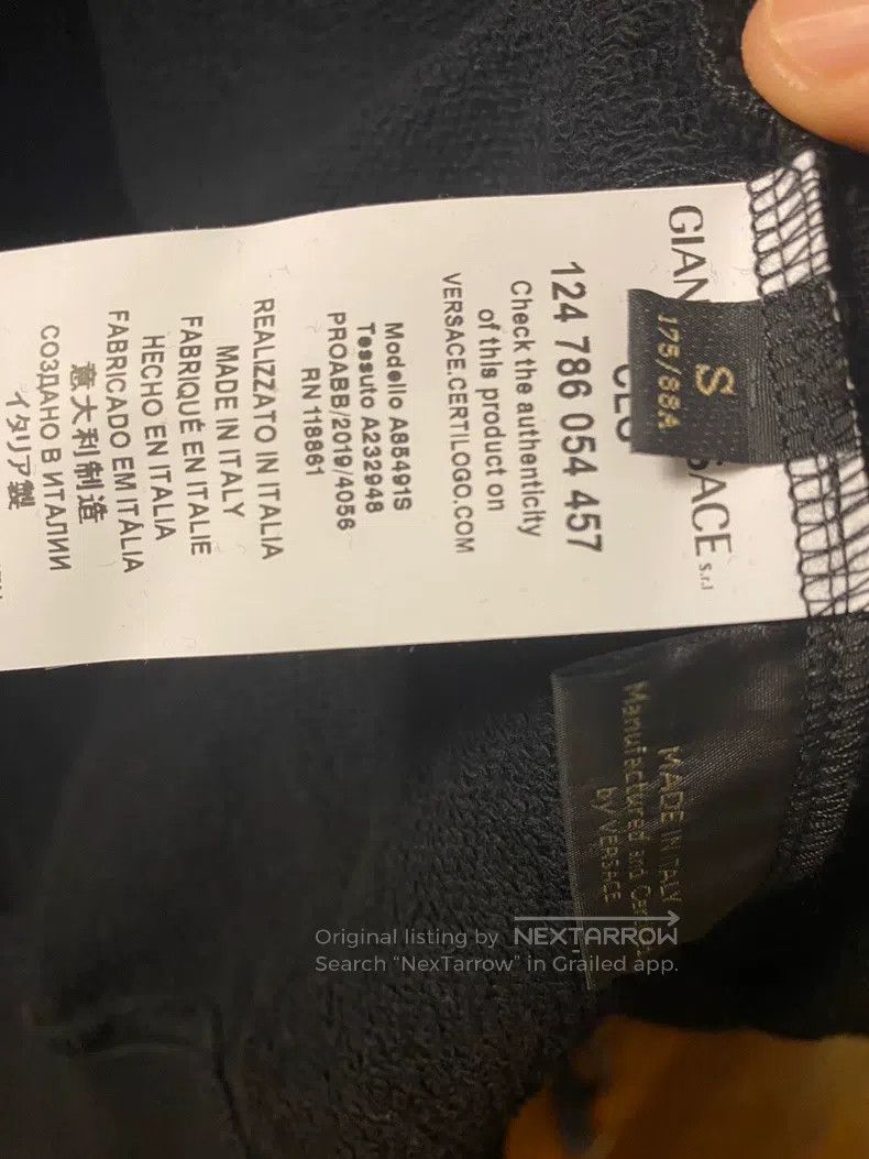 Versace Versace A line of black sweatshirts Size US S / EU 44-46 / 1 - 4 Thumbnail