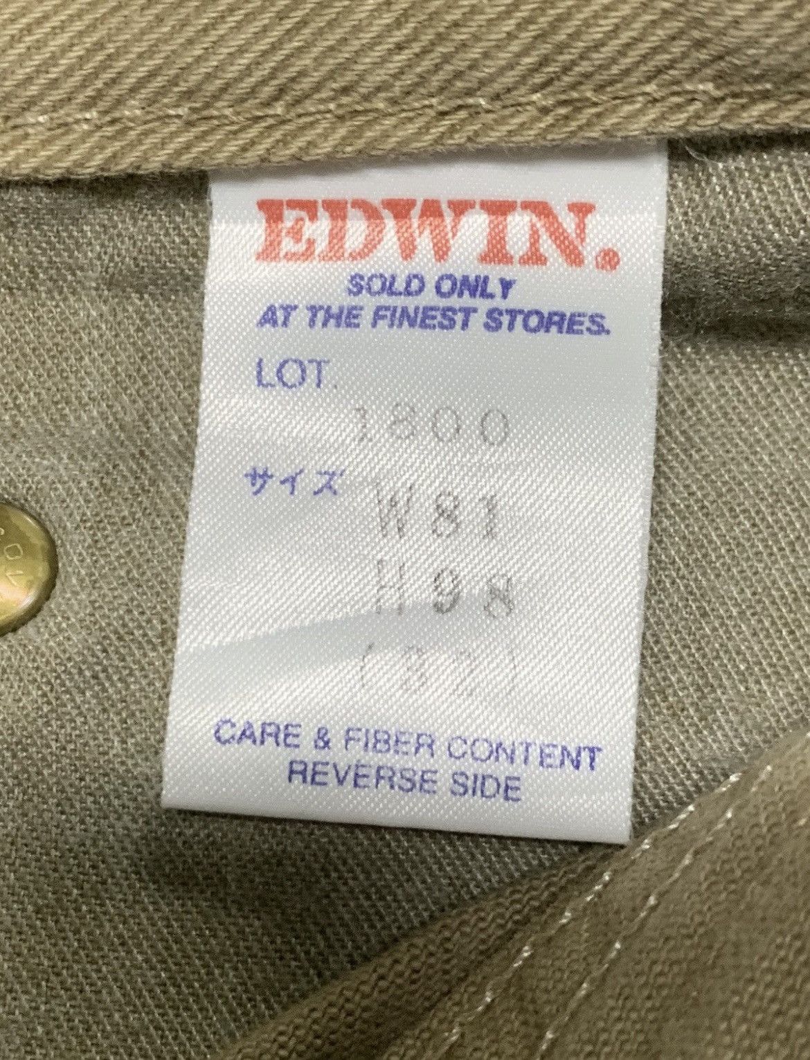 Edwin FLARE EDWIN WESTERN JEANS 🤠 RARE COLOUR 💥💥 Size US 30 / EU 46 - 4 Thumbnail