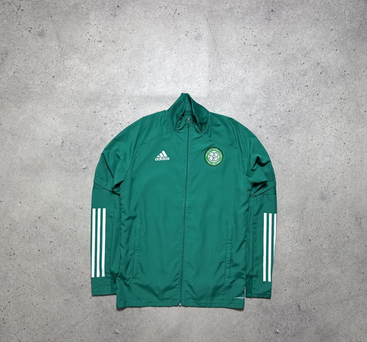 Adidas Adidas FC Celtic Nylon Football Full Zip Jacket Soccer Size US S / EU 44-46 / 1 - 1 Thumbnail