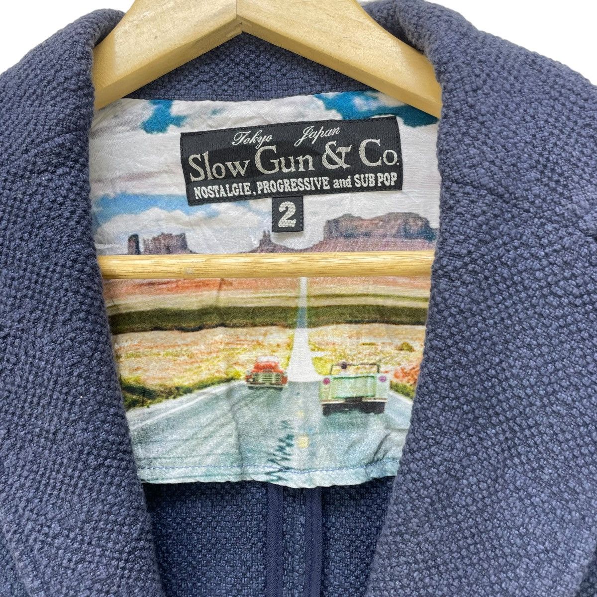 45rpm × Blue Blue Japan × Japanese Brand Japanese Brand Slow Gun Made In Japan Jacket Size US M / EU 48-50 / 2 - 4 Thumbnail