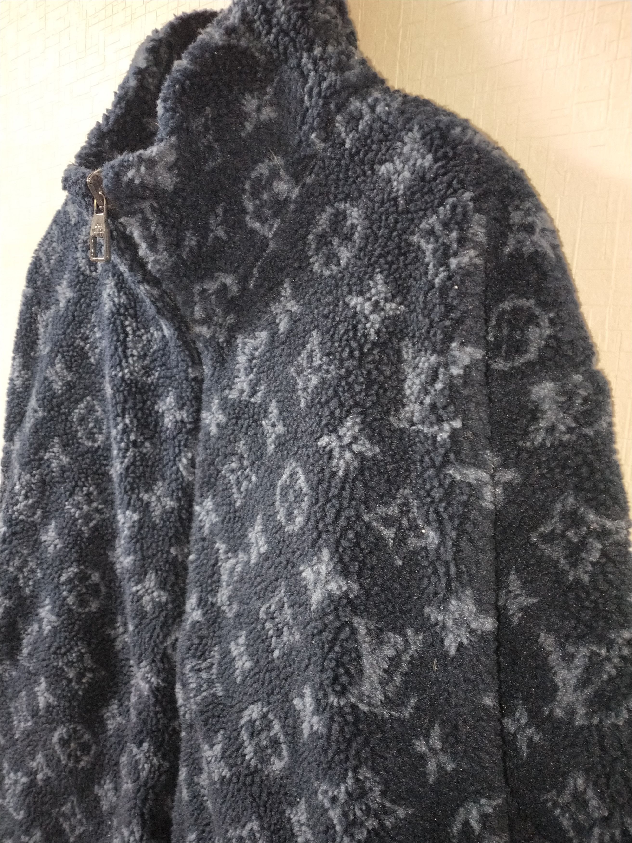 Louis Vuitton Monogram Fleece Zip Jacket Size US XL / EU 56 / 4 - 3 Thumbnail
