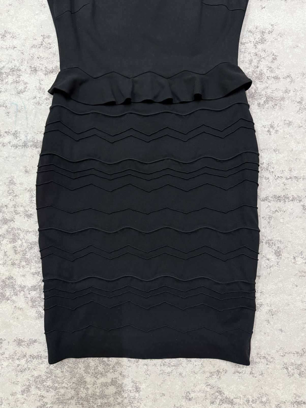 Escada Escada peplum dress with a chevron- pattern skirt Size S / US 4 / IT 40 - 5 Thumbnail