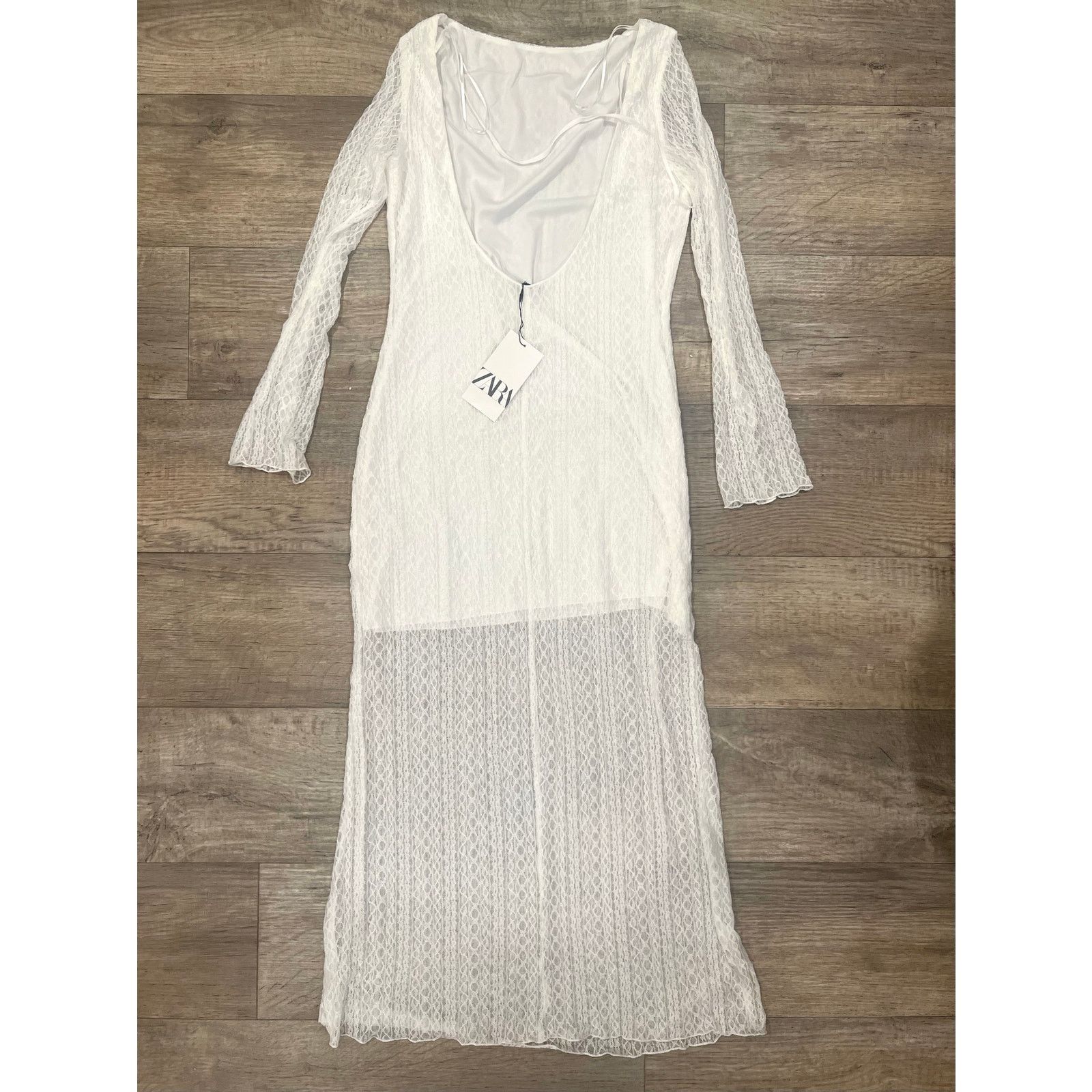Zara ZARA BLOGGER FAVE!!! Open Back Maxi Dress NWT Size L / US 10 / IT 46 - 25 Thumbnail