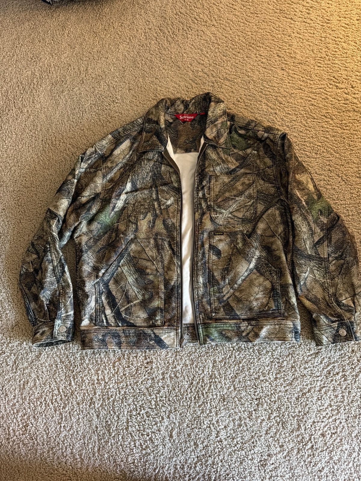 Supreme Supreme Tree Camo Work Jacket Size US M / EU 48-50 / 2 - 1 Thumbnail