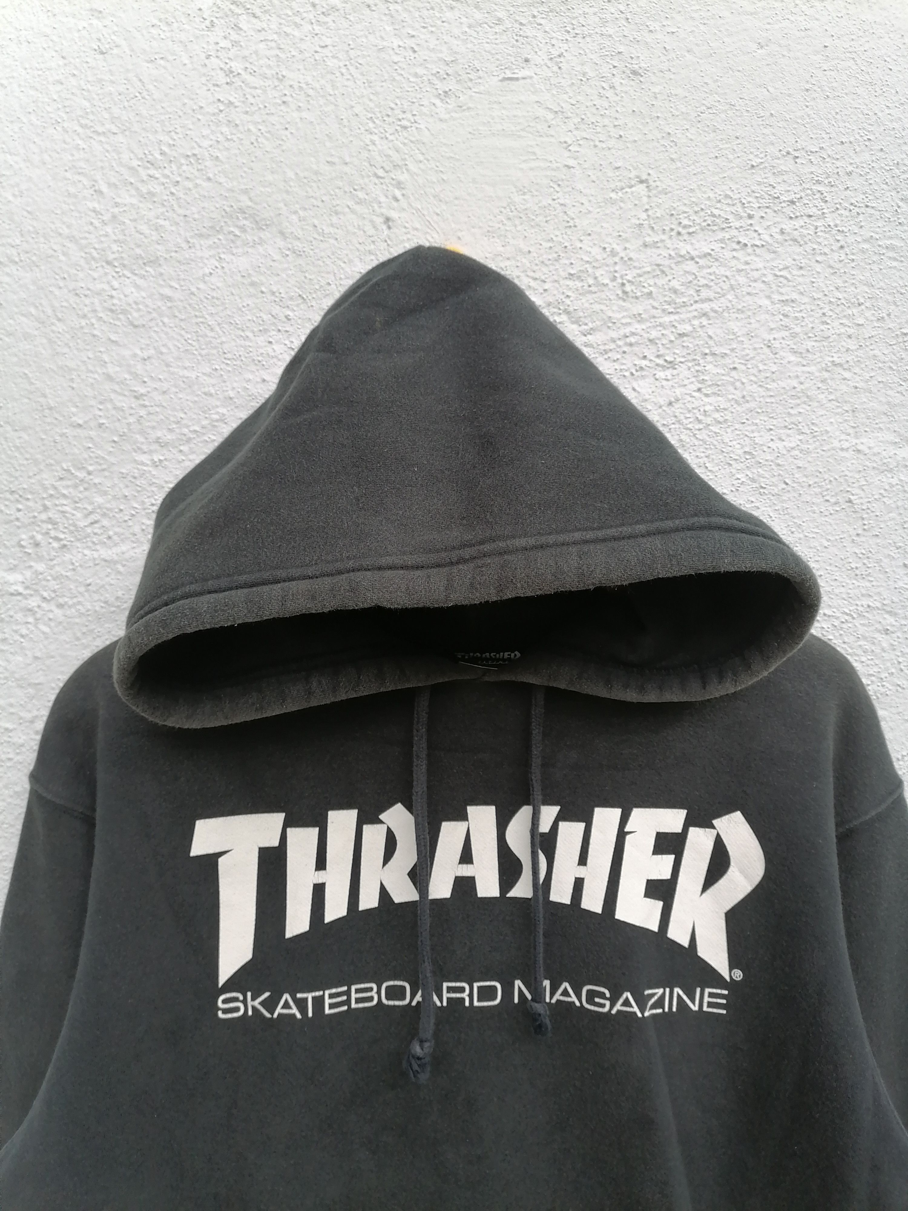 Thrasher × Vintage Thrasher Skateboard Magazine Sun Faded Hoodies Size US L / EU 52-54 / 3 - 3 Thumbnail