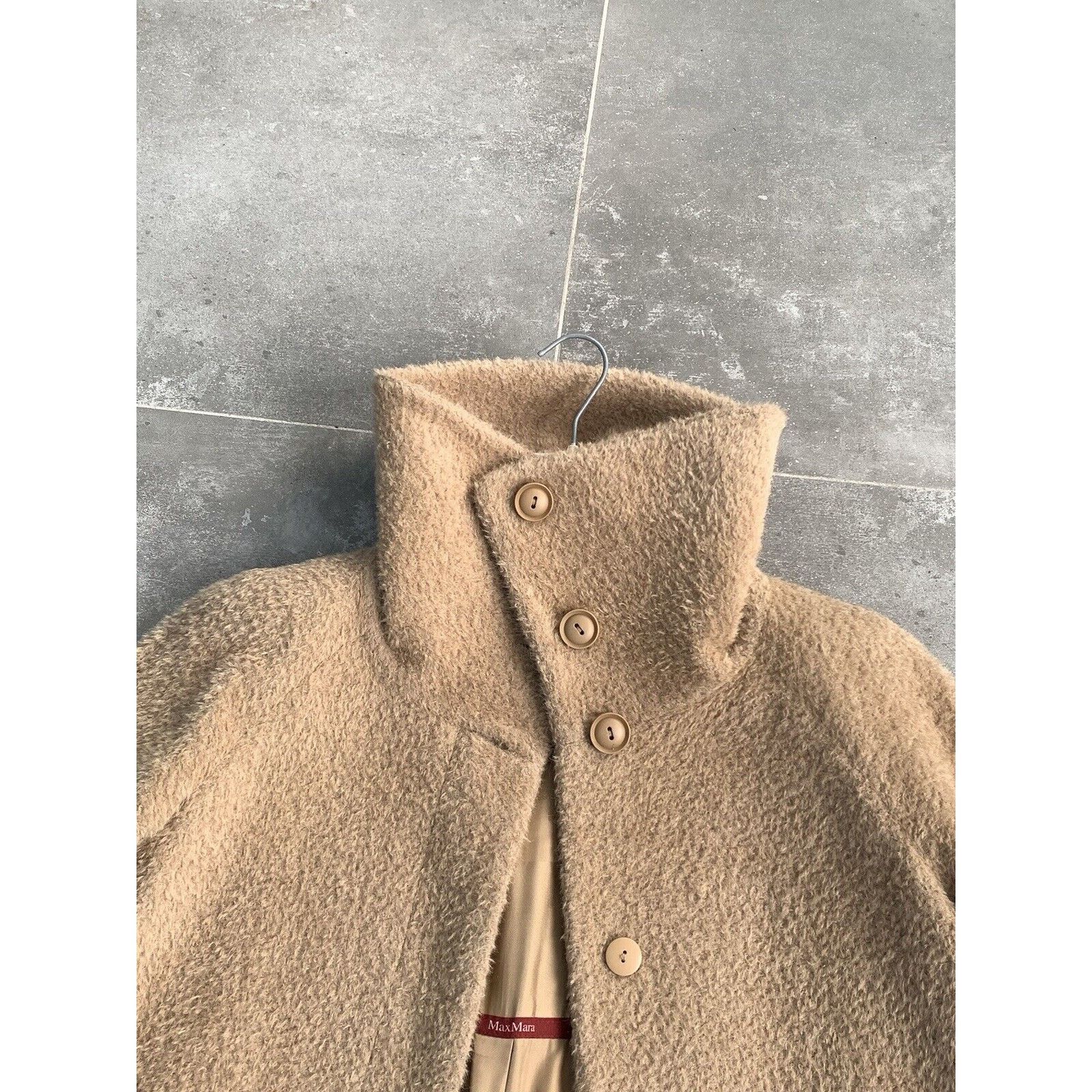 Max Mara Women's MAX MARA TEDDY ALPACA Trench Coat Jacket UK 14 US 12 Size XL / US 12-14 / IT 48-50 - 16 Thumbnail