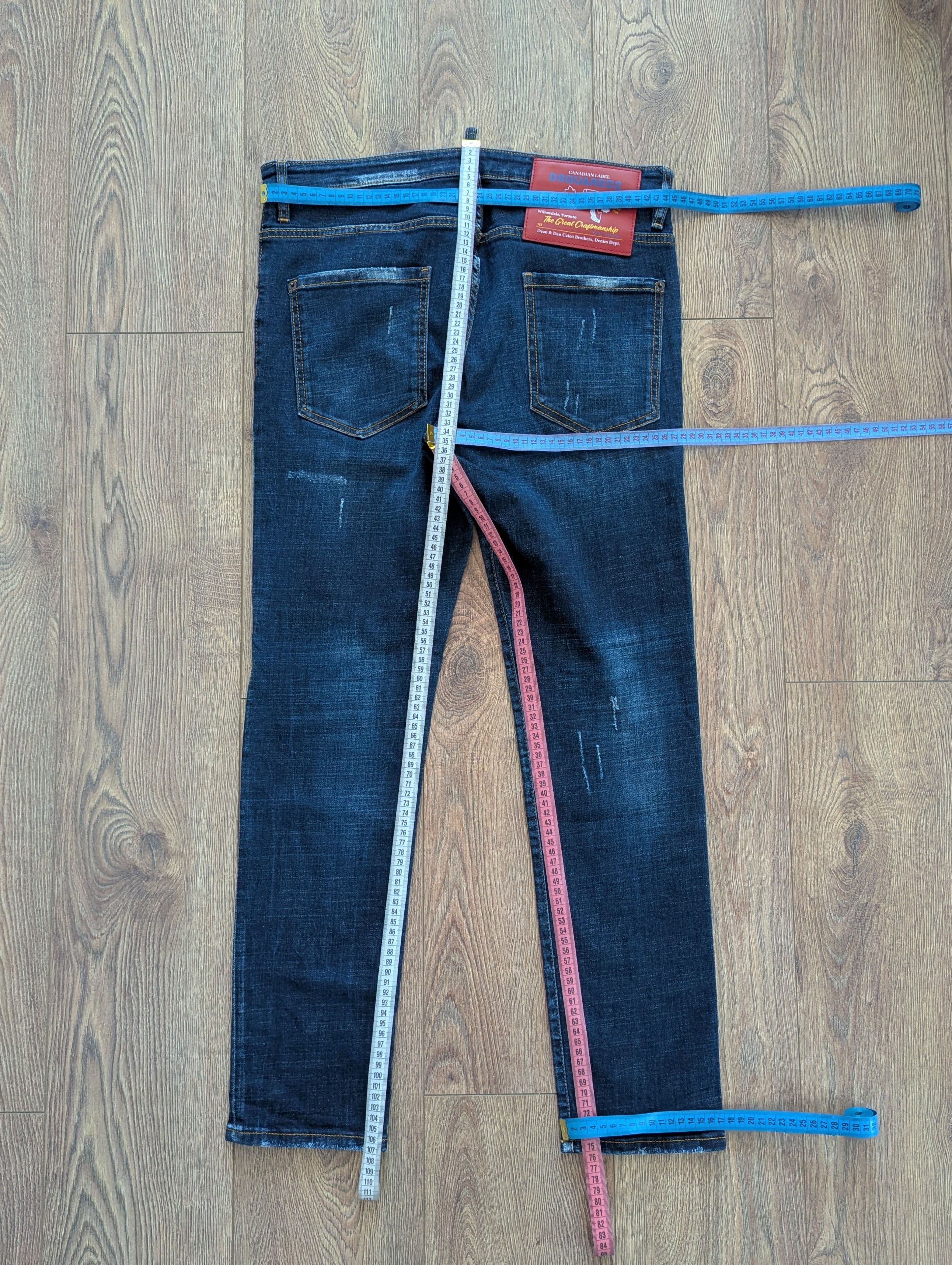 Dsquared2 DSQUARED2 Tidy Biker Jean Canadian Label Made In Italy Pants Size US 34 / EU 50 - 19 Thumbnail