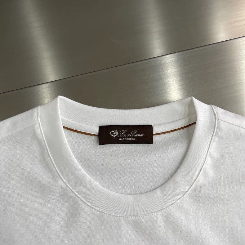 Loro Piana LORO PIANA Men's cotton short sleeves Size US L / EU 52-54 / 3 - 2 Thumbnail