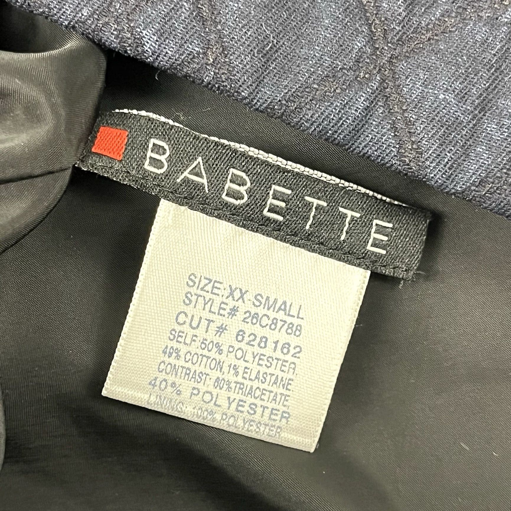 Vintage BABETTE Jacket Womens XXS Oversized Blue Quilted Snap Front Barn Coat Pockets Size XXS / US 00 / IT 34 - 2 Thumbnail