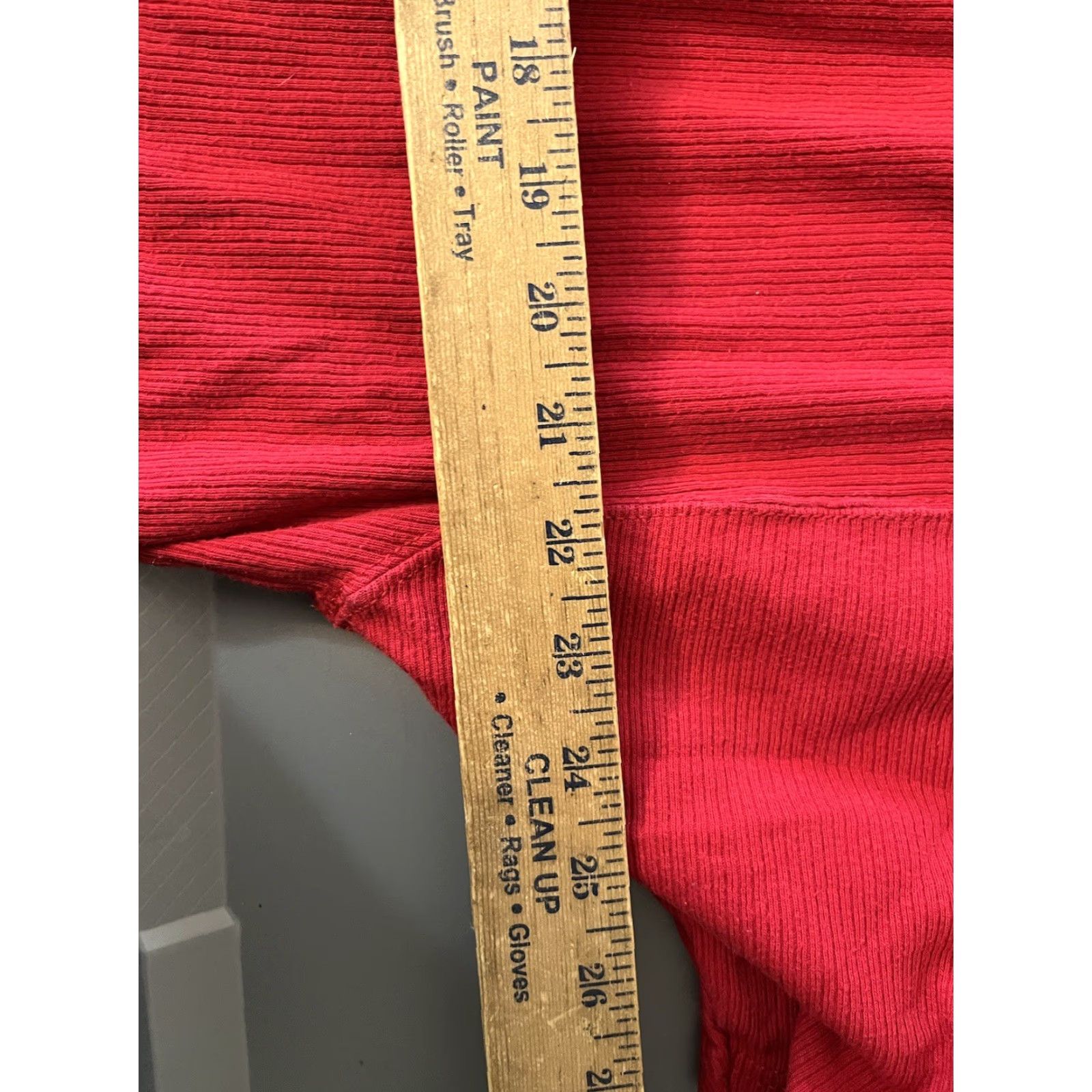 Champion VINTAGE Champion Mens T-Shirt Ribbed Knit Short Sleeve Crew Neck Red XL 90s Size US XL / EU 56 / 4 - 6 Thumbnail