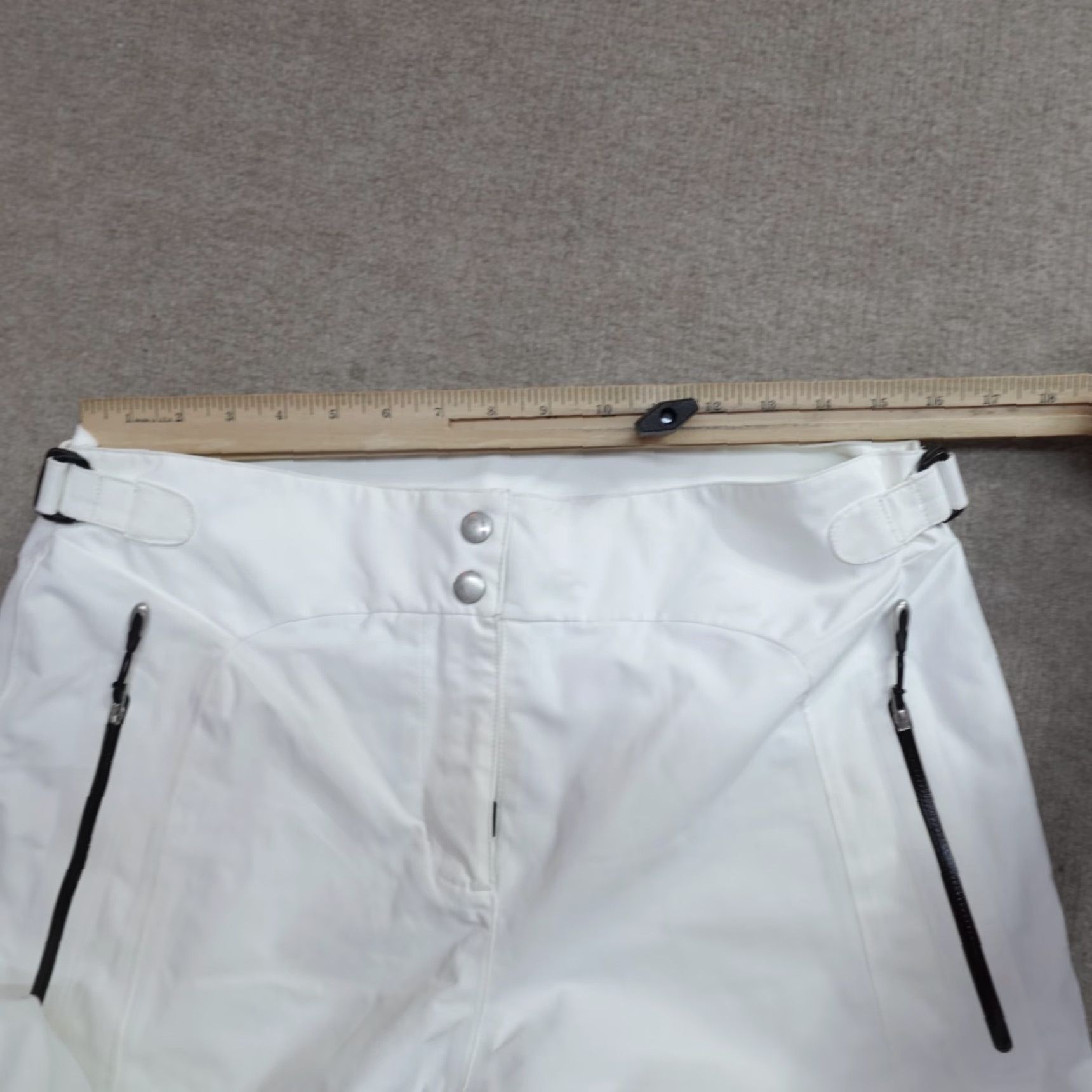 Obermeyer Obermeyer Womens Pants 10 White Winter Snowboarding Palisade Pant Size 32" / US 10 / IT 46 - 6 Thumbnail