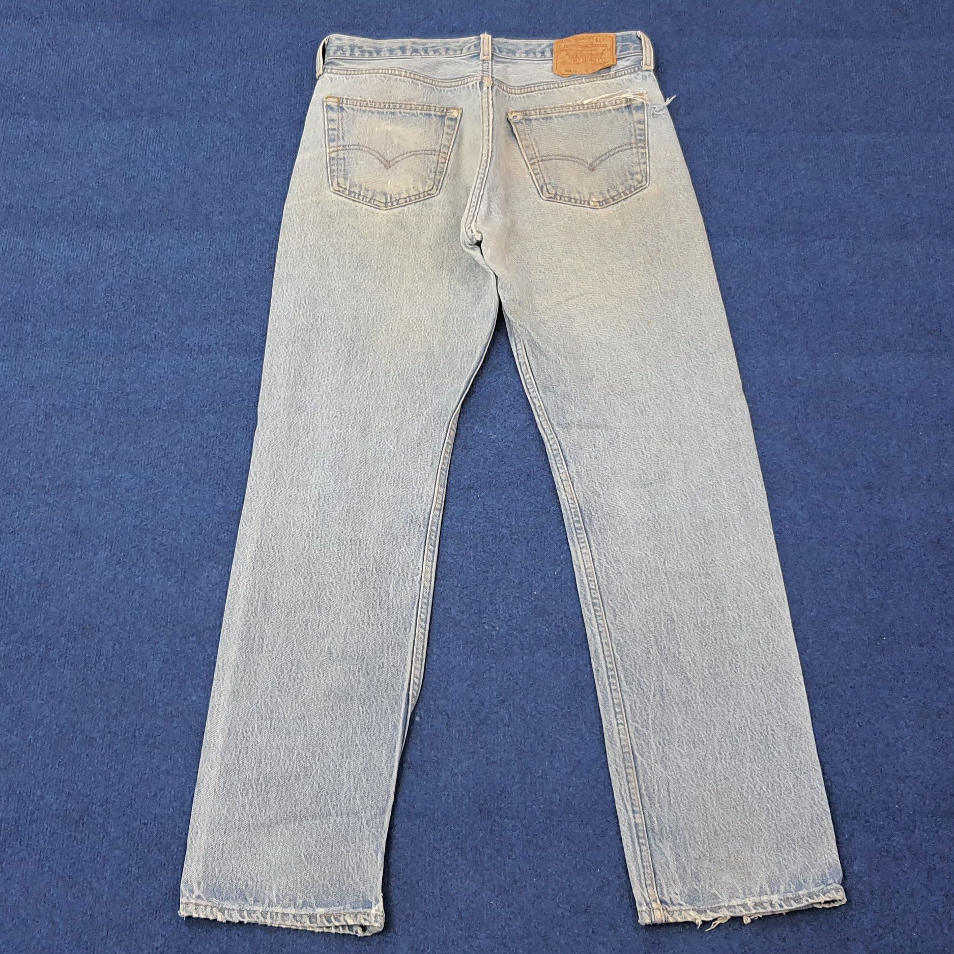 Levi's Vintage Levi's 501 Denim Distressed Style Jeans C252N18 Size US 31 - 3 Thumbnail