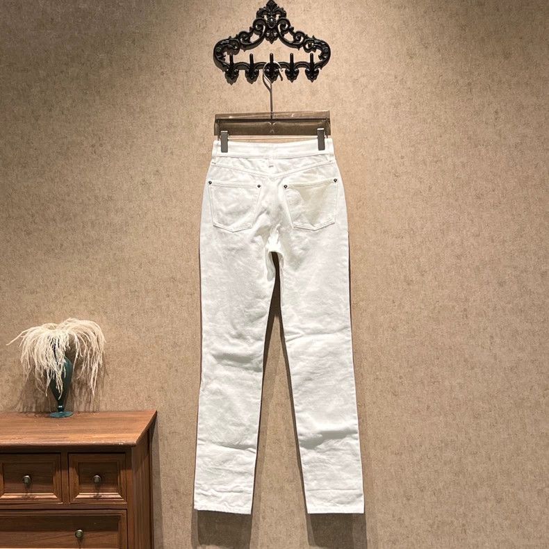 Louis Vuitton Louis Vuitton White Patchwork Print Patchwork Leather Jean Size US 34 / EU 50 - 2 Thumbnail