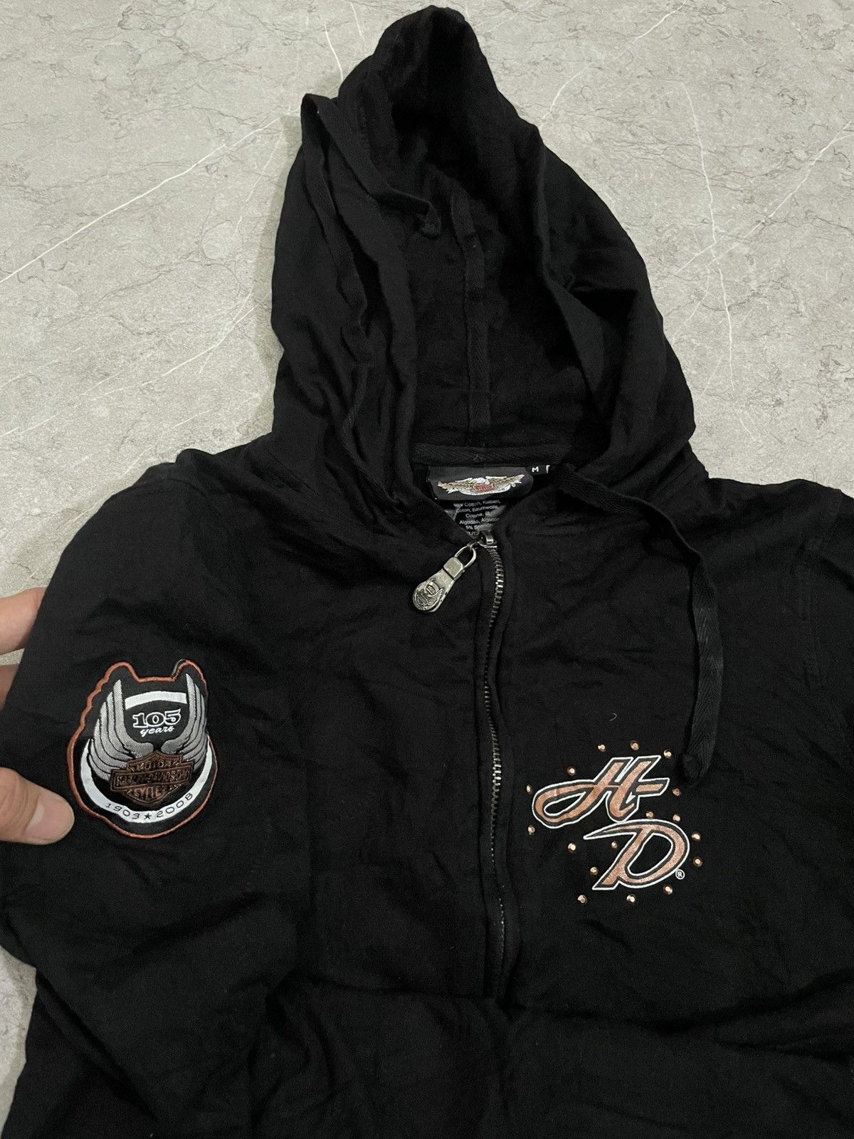 Harley Davidson Hoodie ziper harley davidson Size US M / EU 48-50 / 2 - 4 Thumbnail