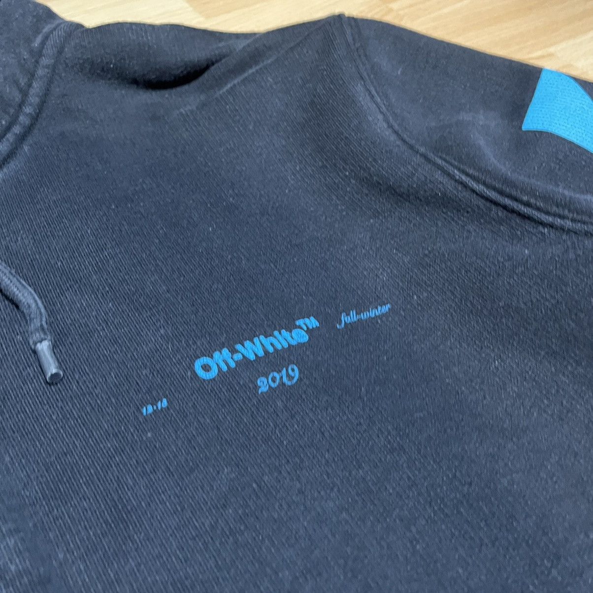 Off-White Off-White Diagonal Gradient Zip-Up Hoodie Virgilabloh Size US M / EU 48-50 / 2 - 9 Thumbnail