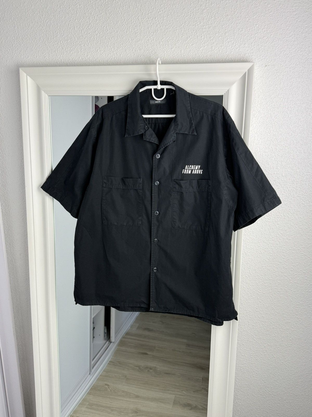 Diesel Diesel Black Shirt “Void” Rare Shirt Diesel Short Sleeve XXL Size US XXL / EU 58 / 5 - 3 Thumbnail