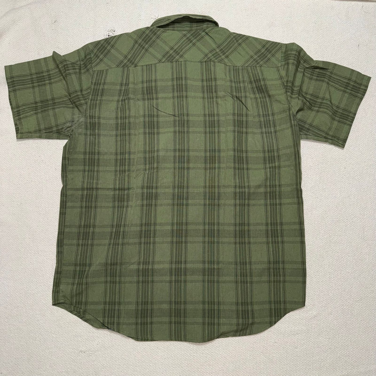 Orvis Orvis Green Plaid Short Sleeve Button Down | Sz L Size US L / EU 52-54 / 3 - 5 Thumbnail
