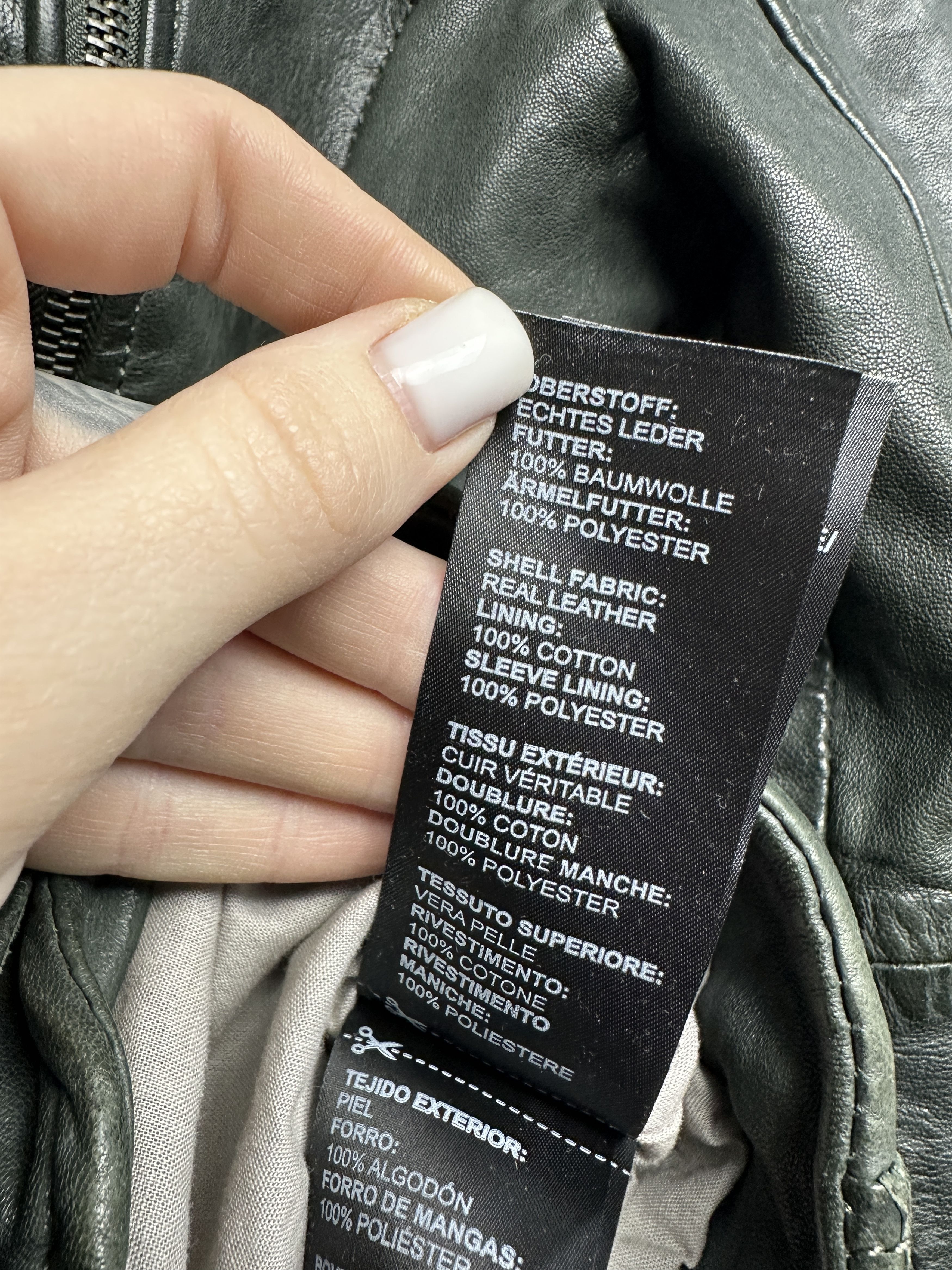 Genuine Leather Freaky Nation Womens Biker Leather Jacket Size XL / US 12-14 / IT 48-50 - 9 Thumbnail