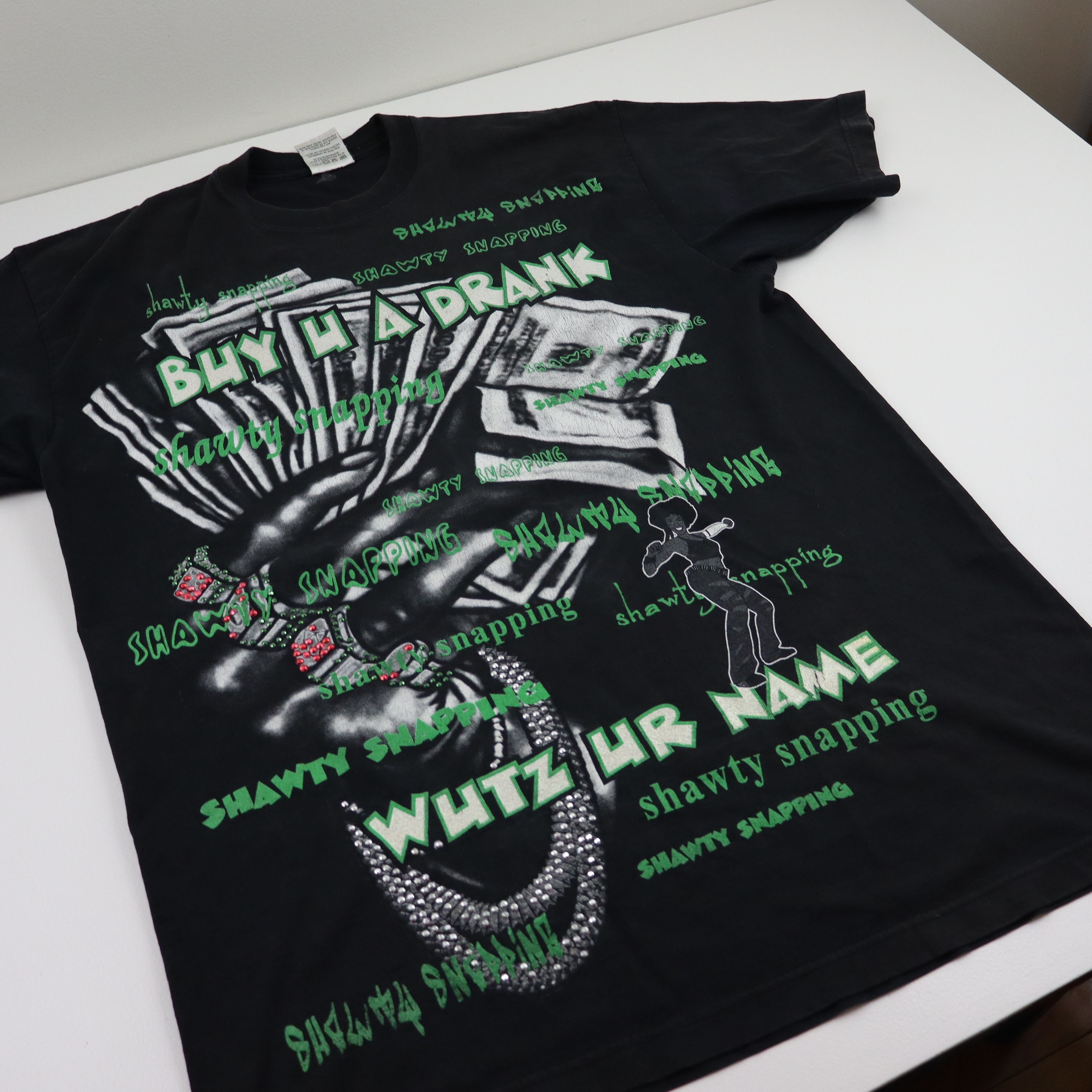 Vintage T-Pain Buy U A Drank Promo Rap Tee Shirt Rare Large XL Size US XL / EU 56 / 4 - 2 Thumbnail