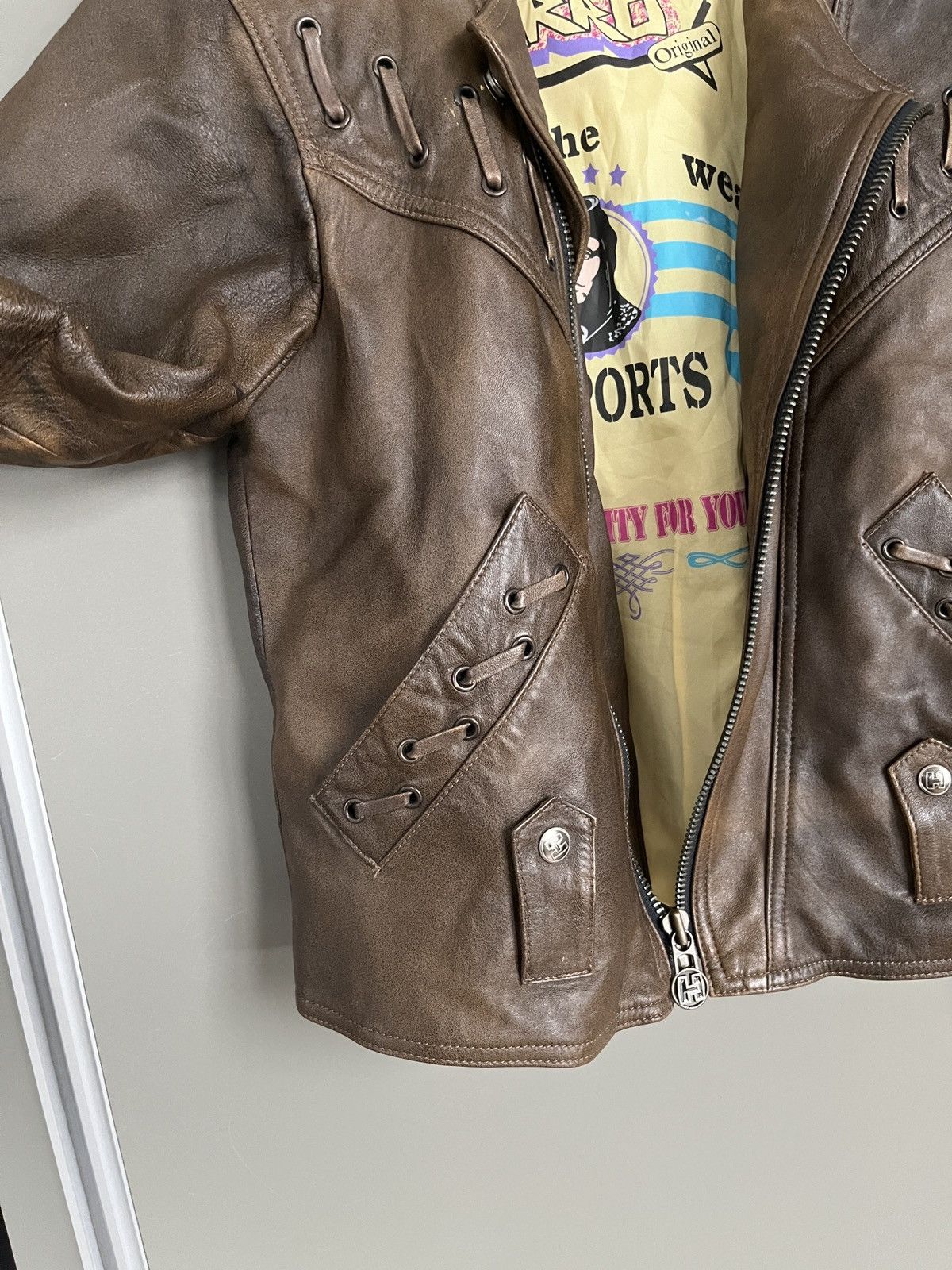 Leather × Vintage Harro Vintage Leather Biker Western Style Jacket Size US M / EU 48-50 / 2 - 5 Thumbnail