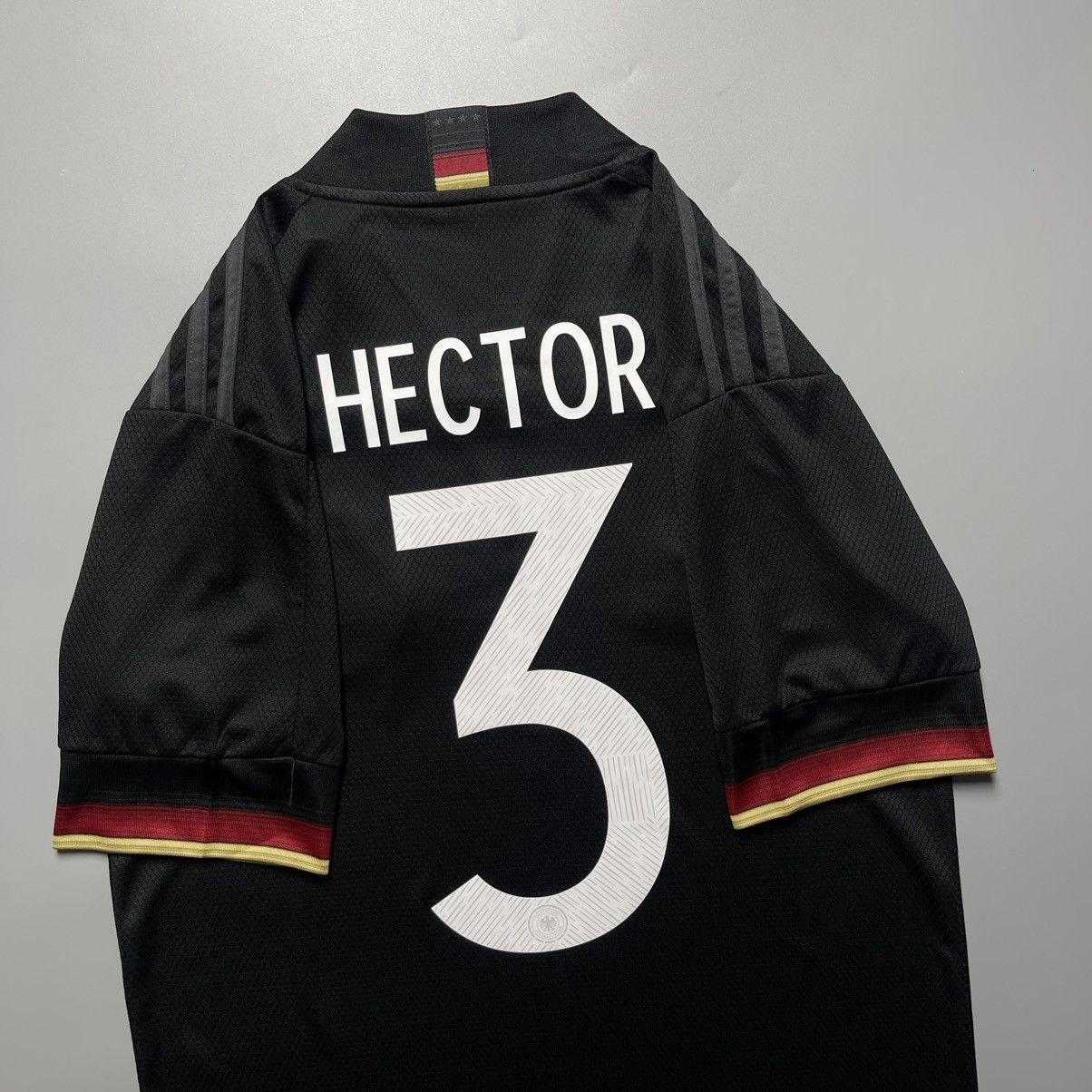 Adidas GERMANY ADIDAS 2020 EURO FOOTBALL AWAY JERSEY #3 HECTOR Size US XS / EU 42 / 0 - 7 Thumbnail
